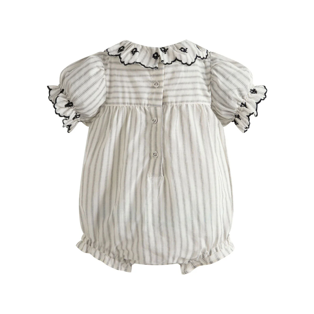 Cera Una Volta Black Stripes Agapi Romper - Image 2