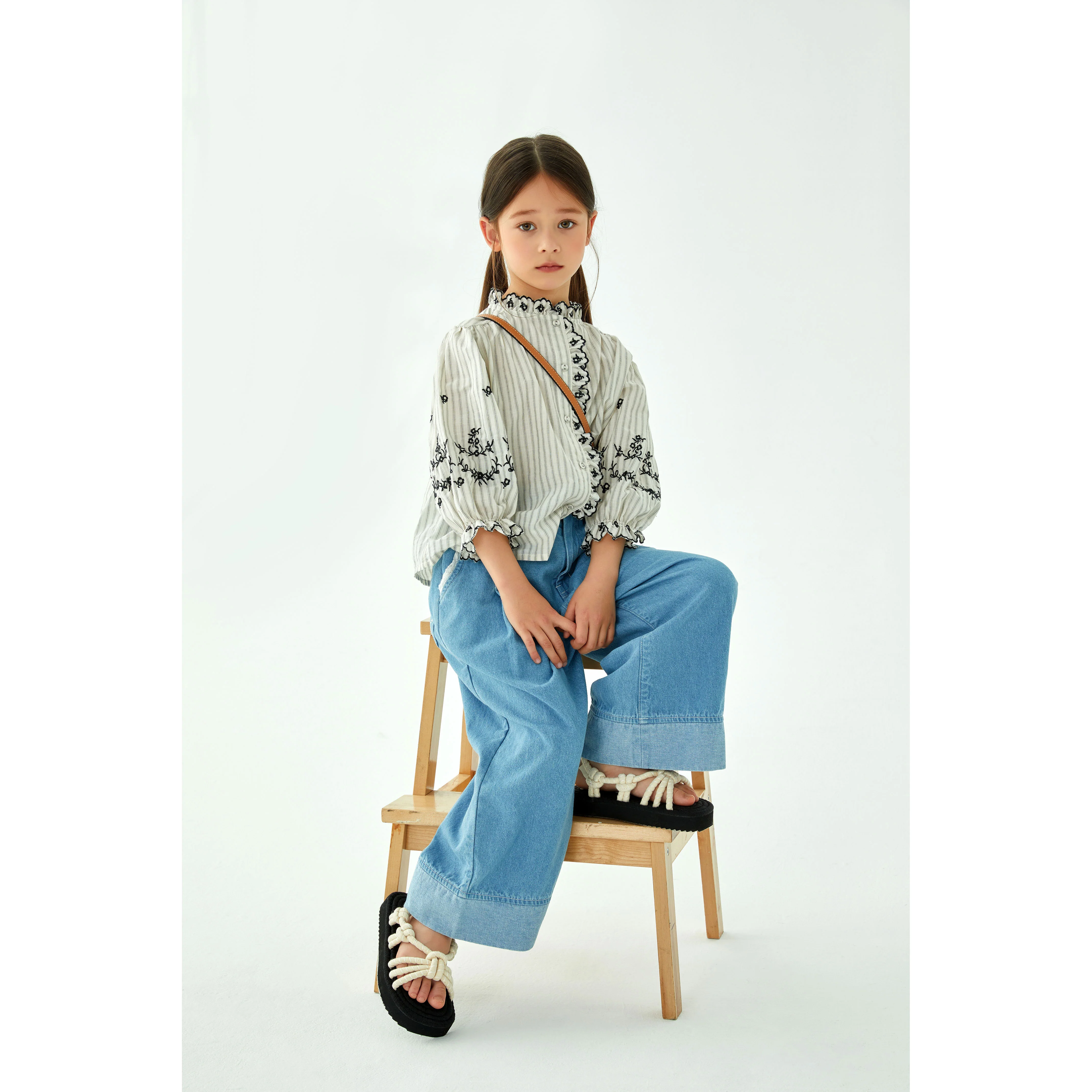 Cera Una Volta Black Stripes Tiffany Shirt - Image 4