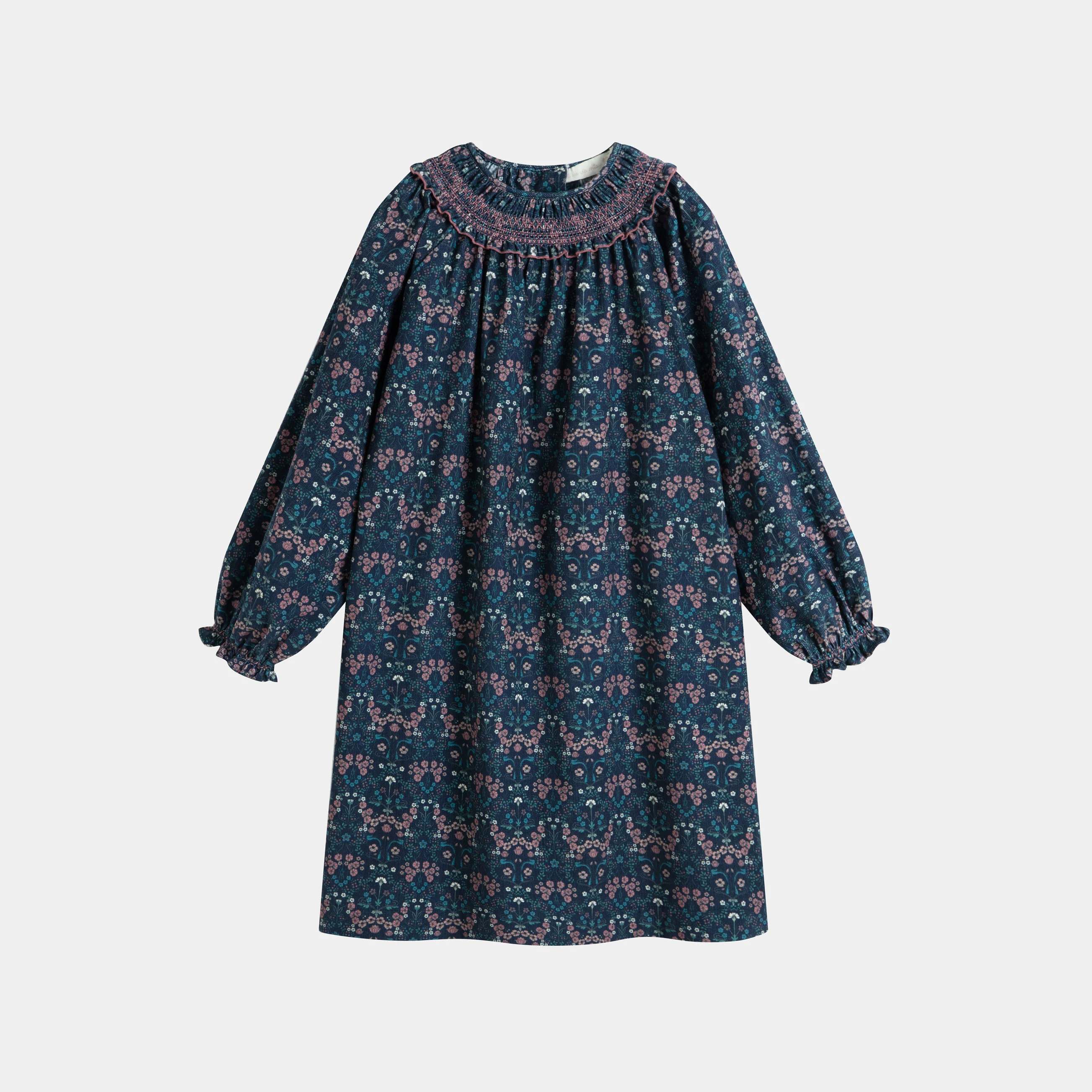 Cera Una Volta Blue Art Nouveau Carol Dress