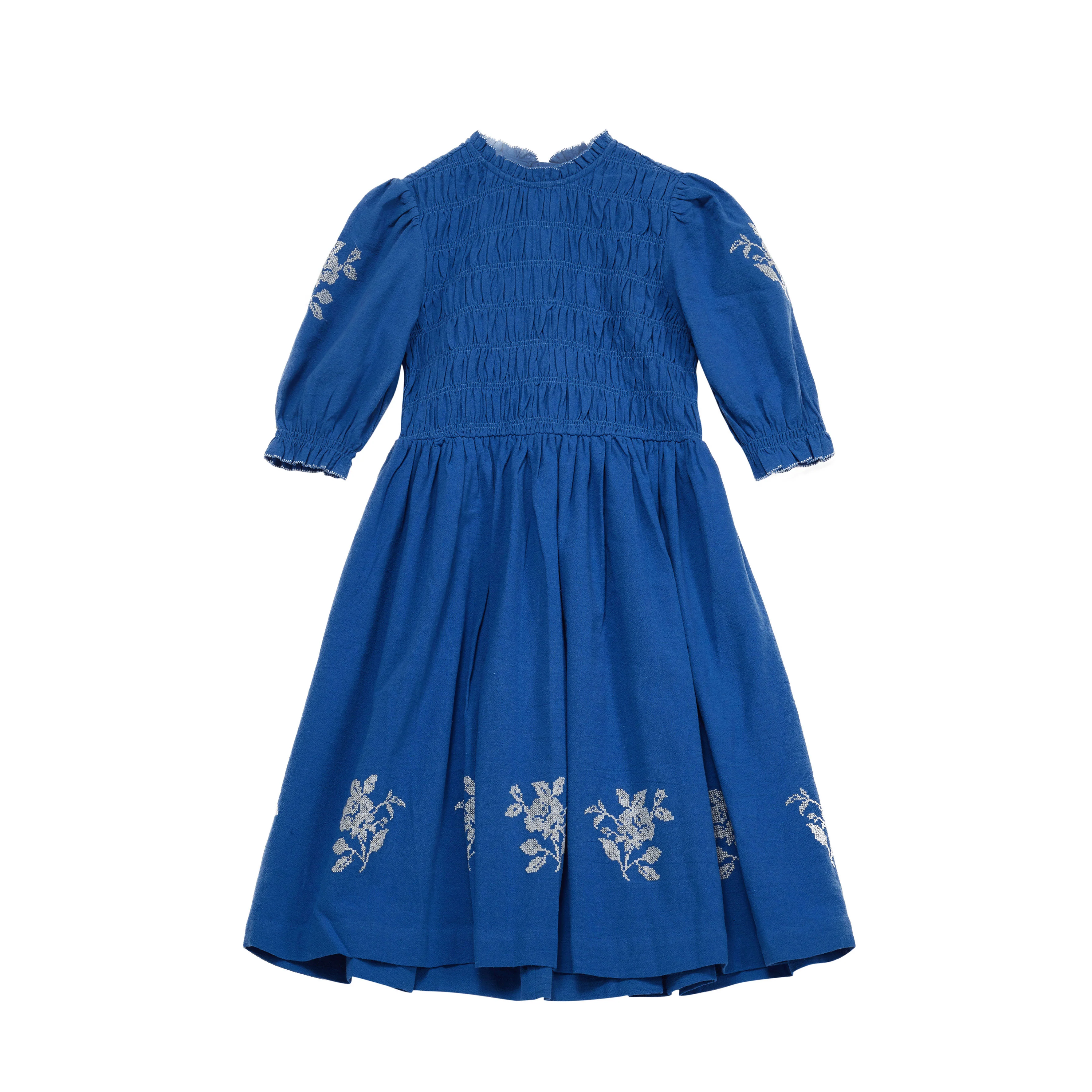 Cera Una Volta Blue Emmanuelle Dress