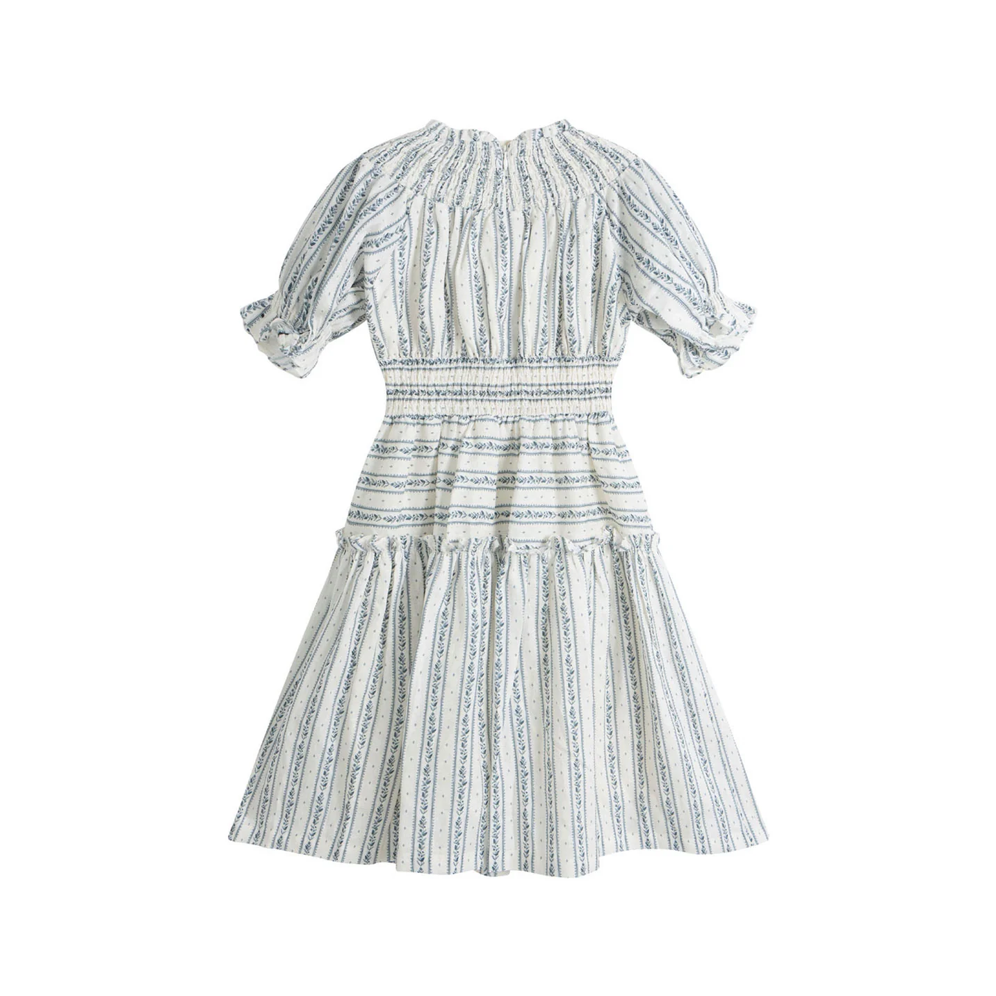 Cera Una Volta Blue Stripes Evelina Dress - Image 3