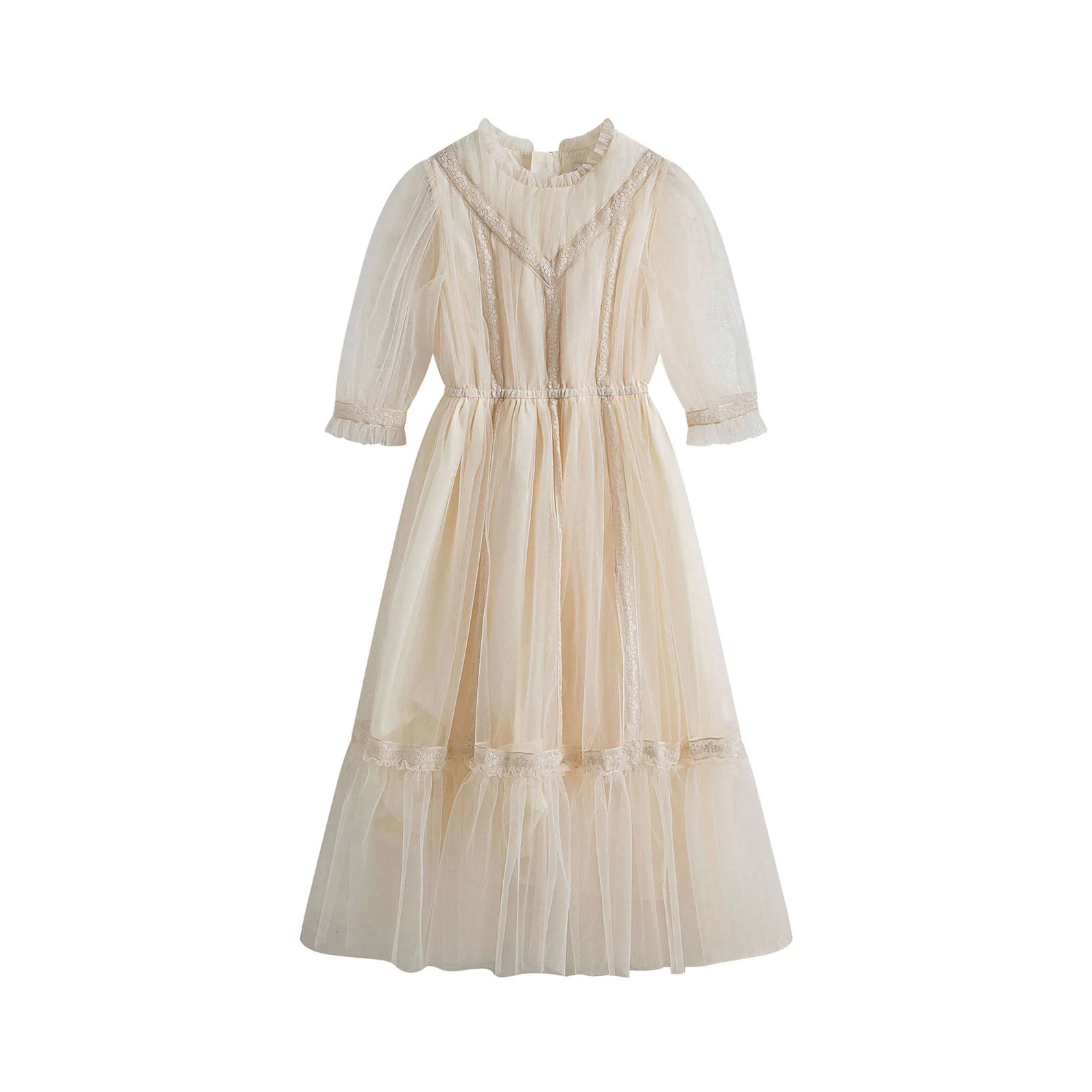 Cera Una Volta Cream Donna Dress