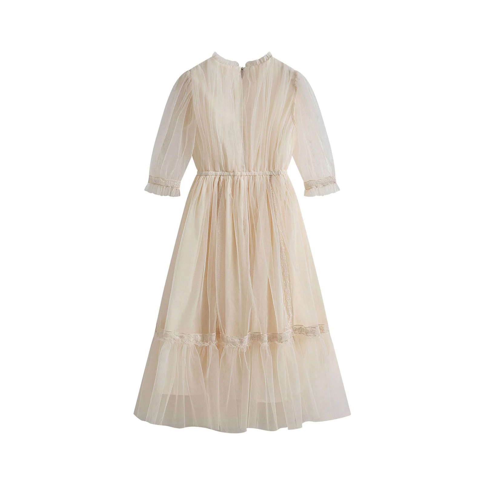 Cera Una Volta Cream Donna Dress - Image 2