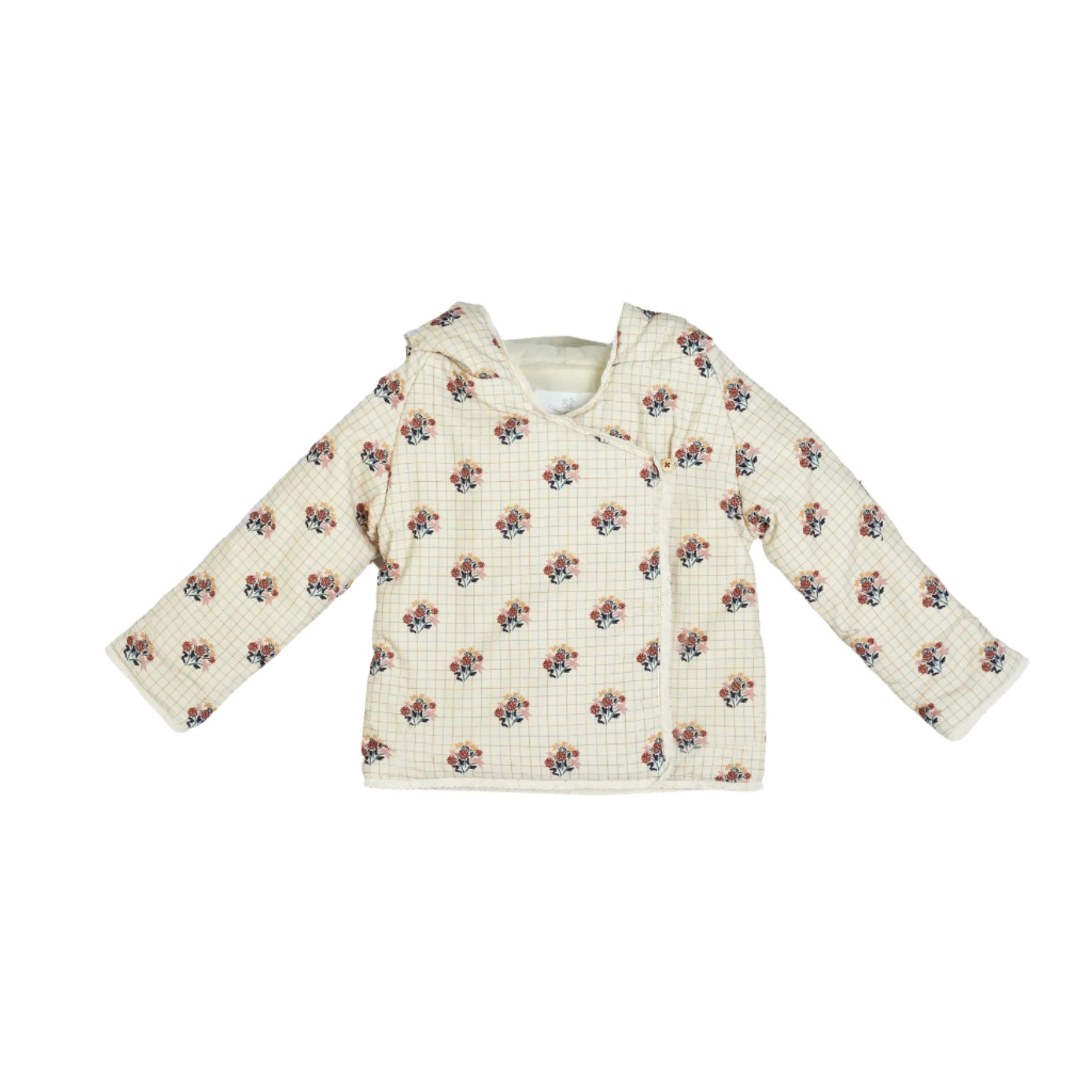 Cera Una Volta Cream Floral Camille Baby Jacket