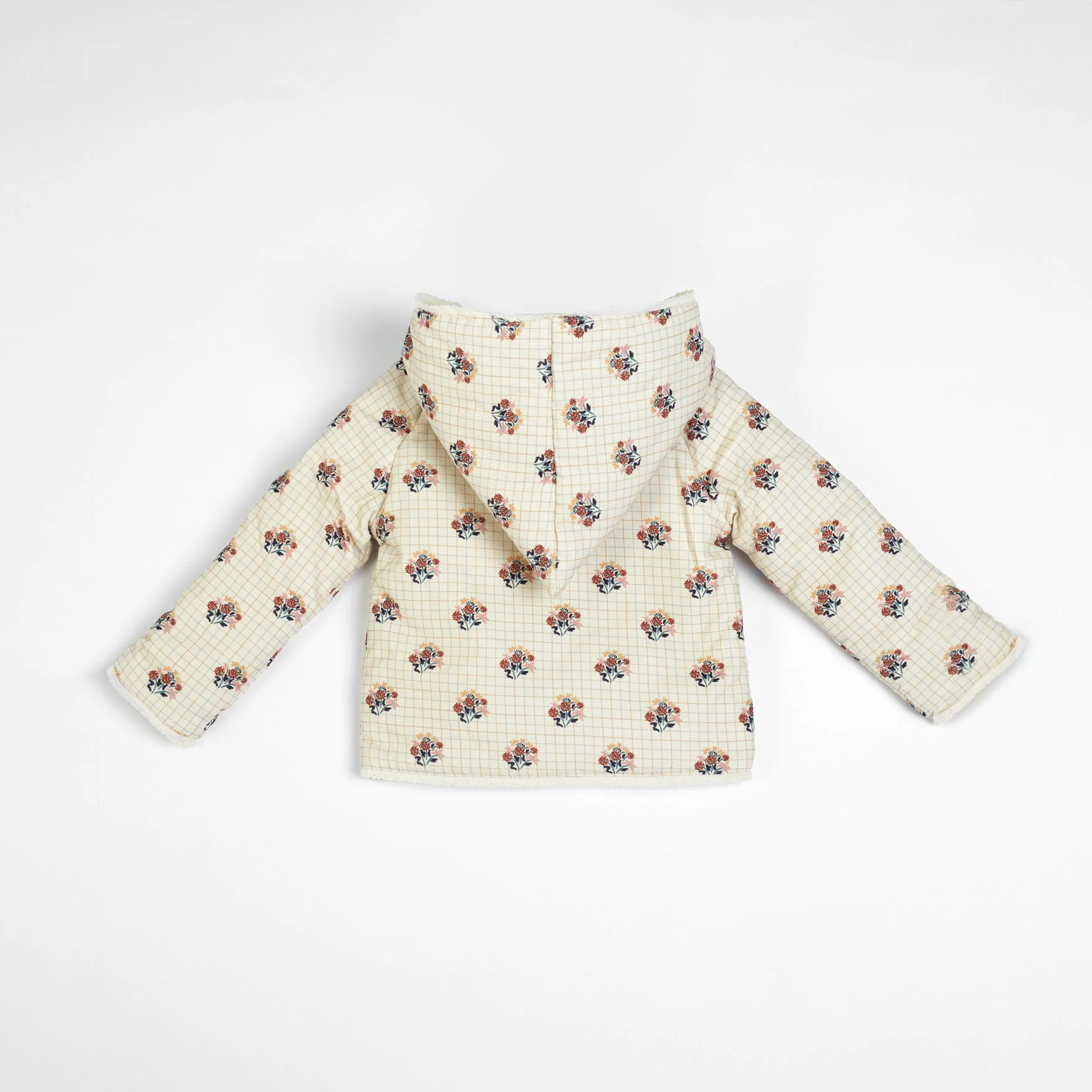 Cera Una Volta Cream Floral Camille Baby Jacket - Image 2