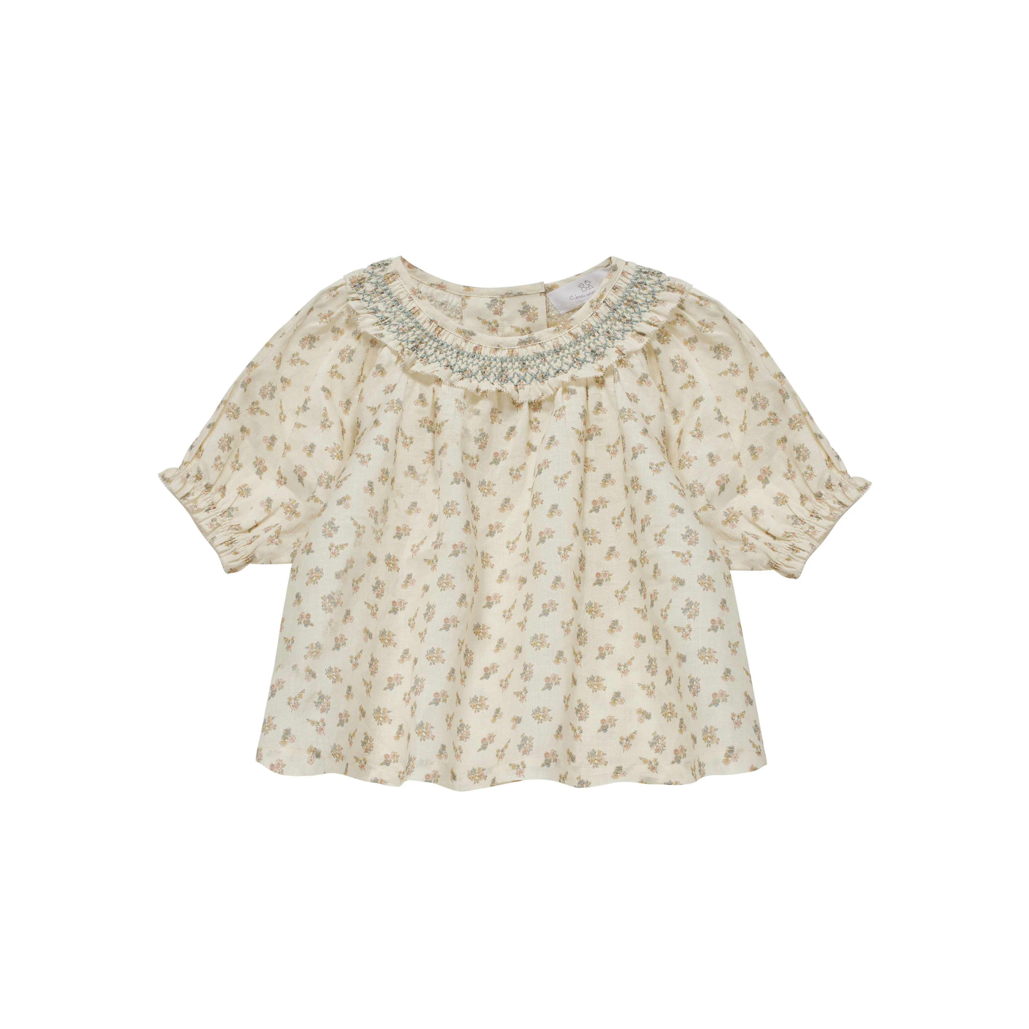 Cera Una Volta Cream Flower  Carol Blouse