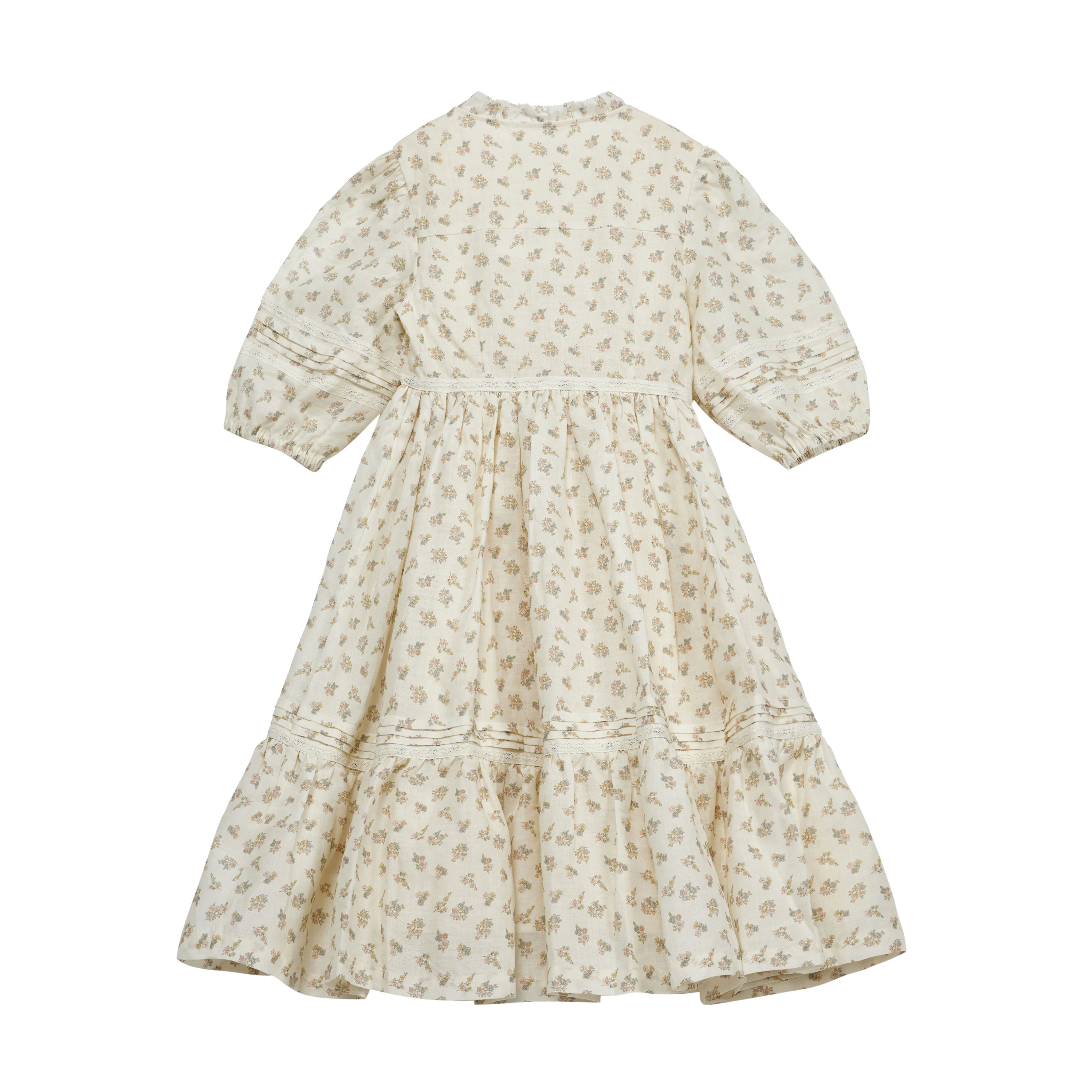 Cera Una Volta Cream Flower Madelaine Dress - Image 4