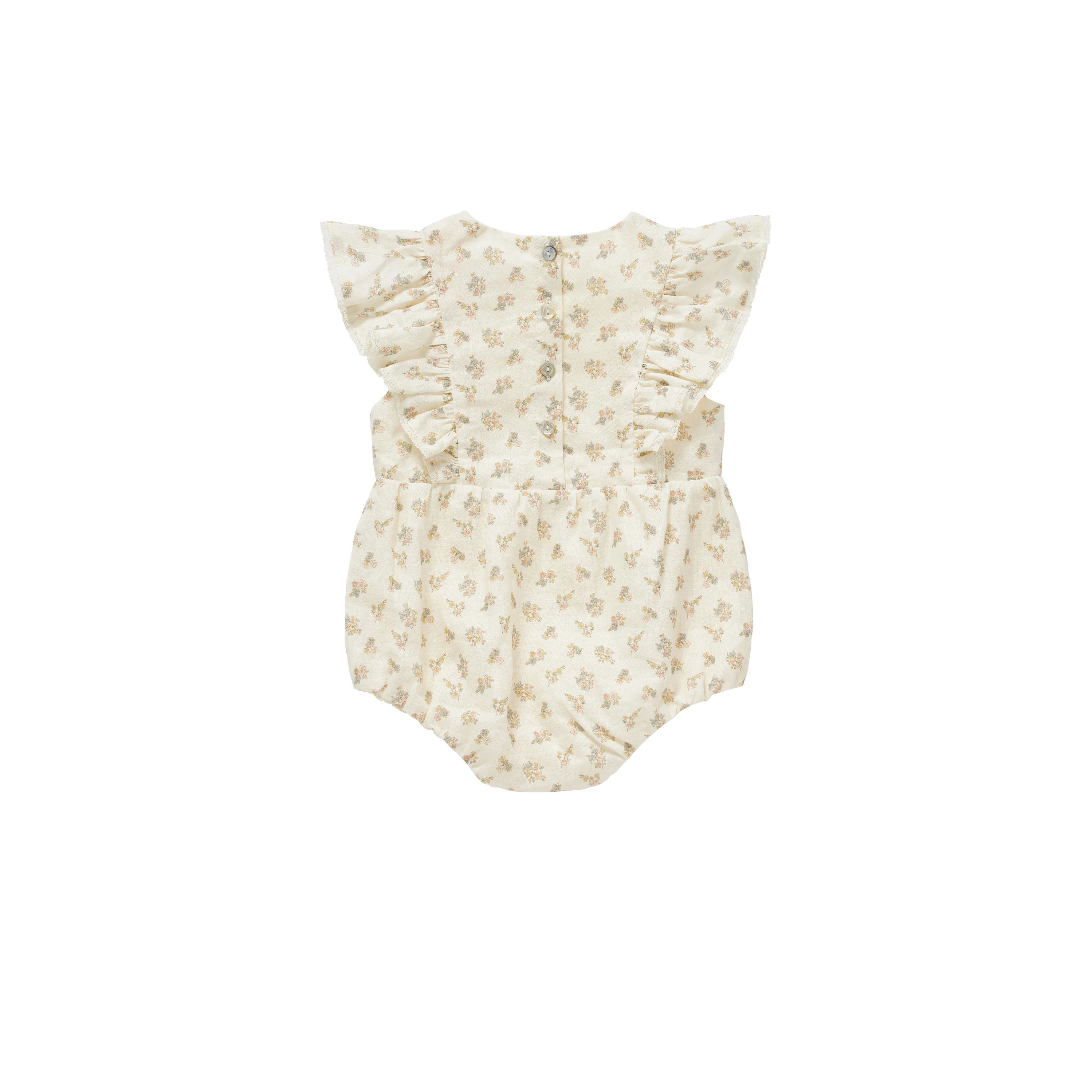 Cera Una Volta Cream Flower Nina Romper - Image 2