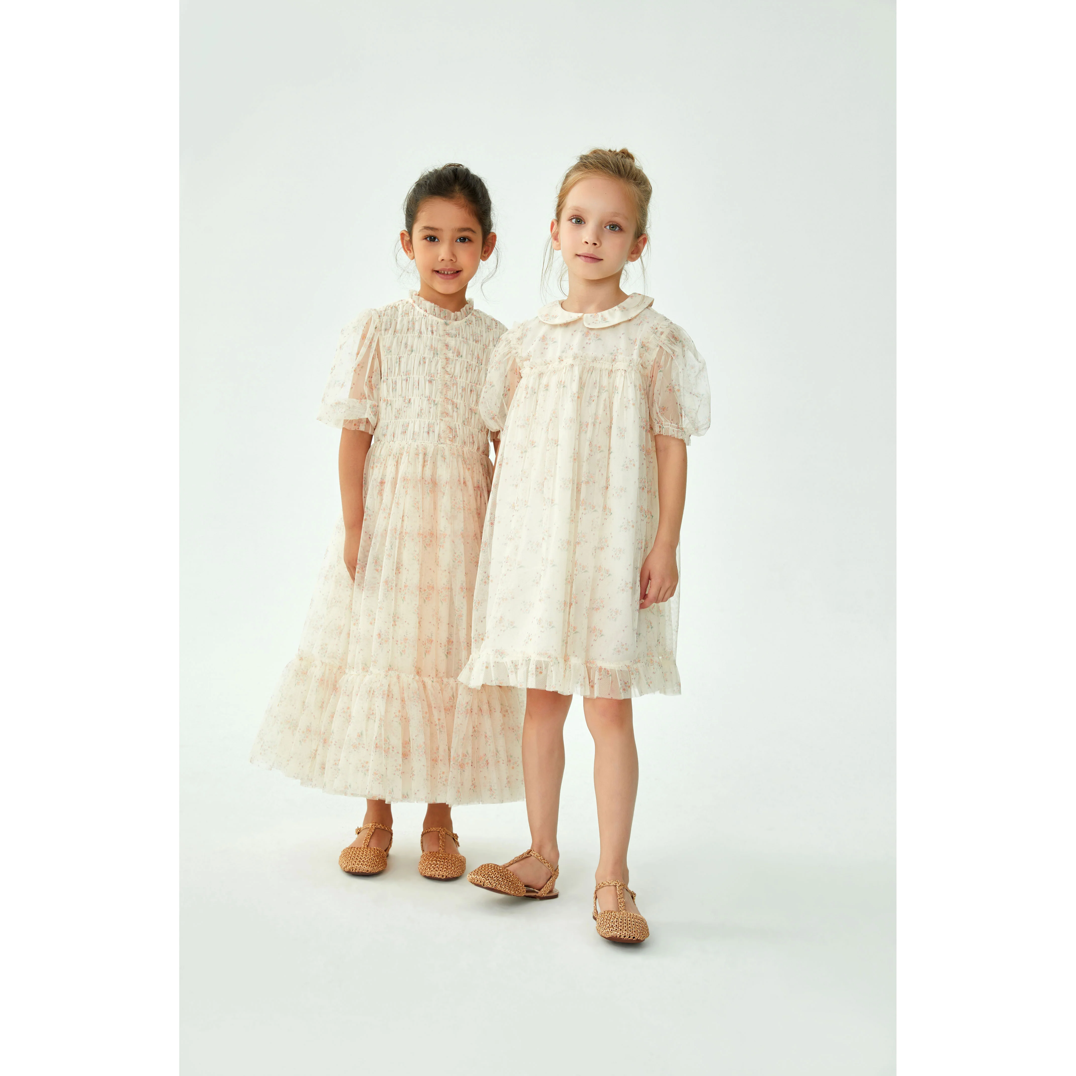 Cera Una Volta Cream Flower Valentina Dress - Image 4