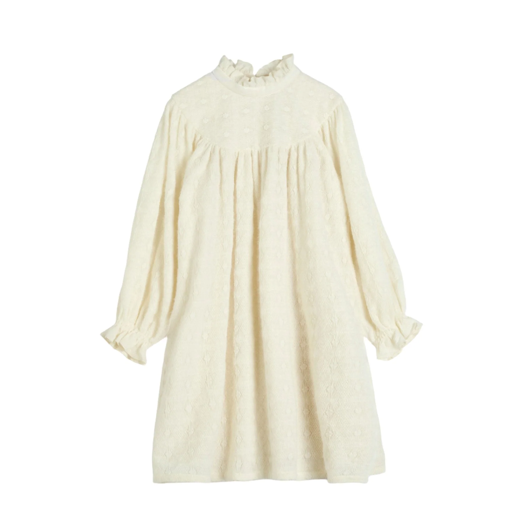 Cera Una Volta Cream Knit Kaya Dress