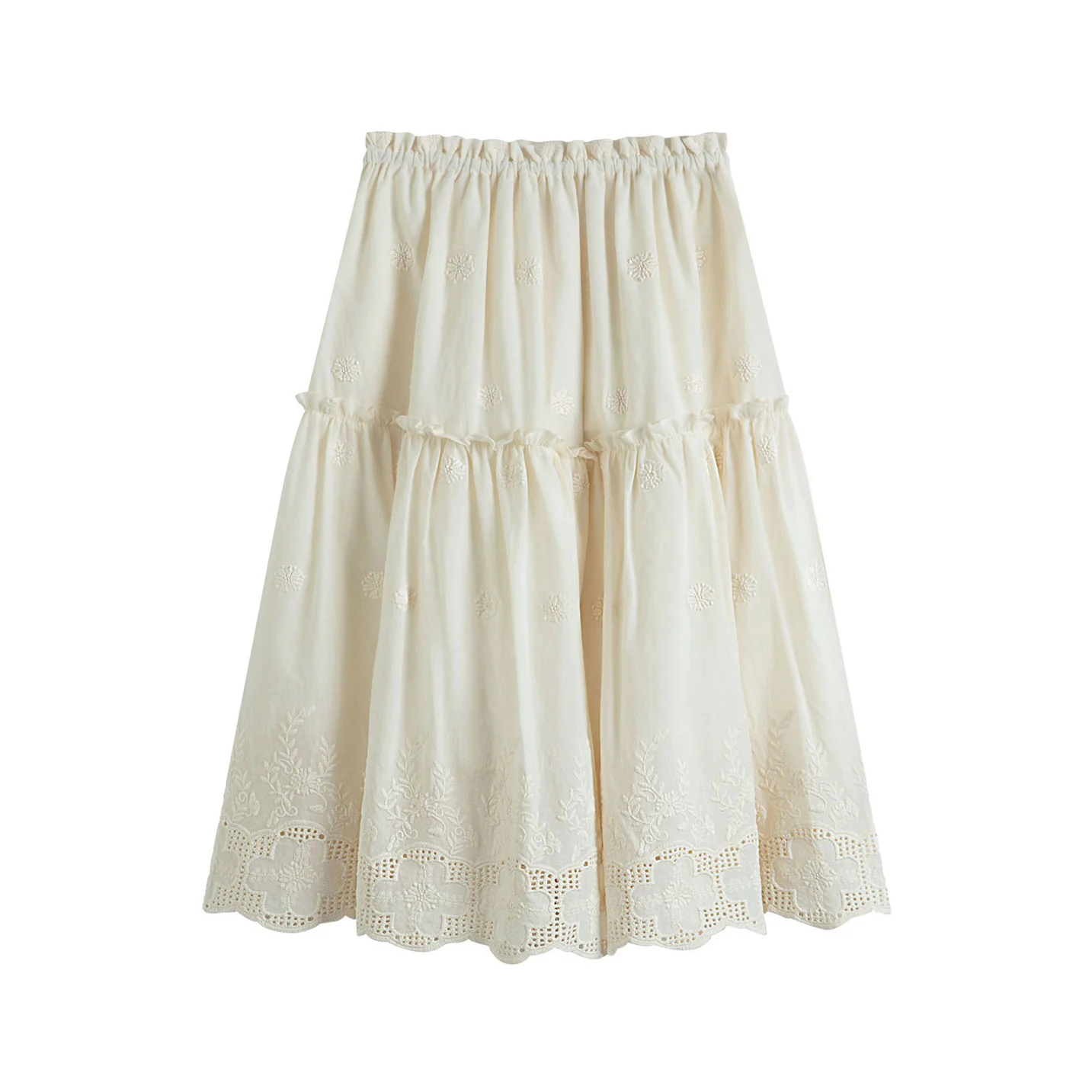 Cera Una Volta Cream Patricia Skirt - Image 2