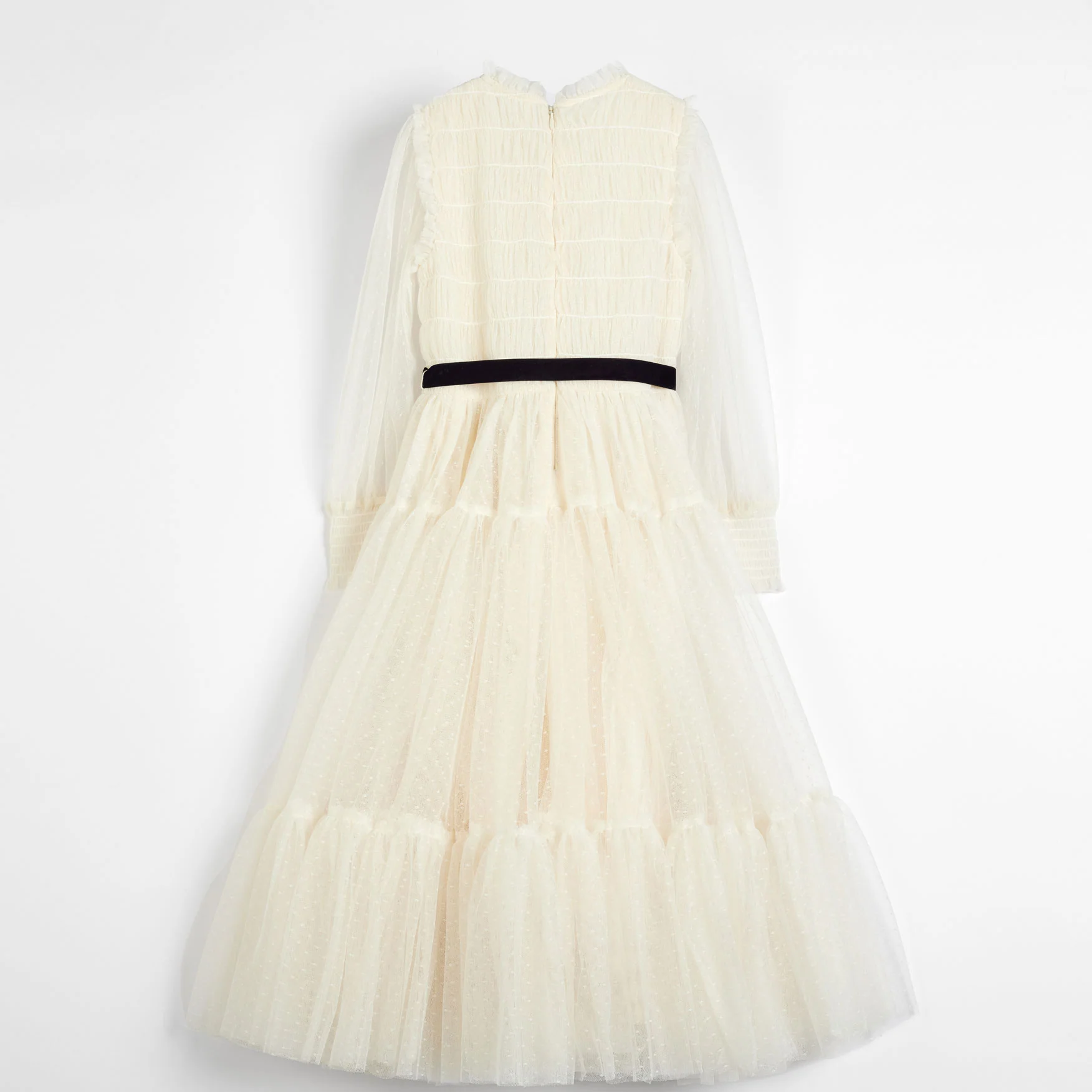 Cera Una Volta Cream Tulle Diana Dress - Image 2