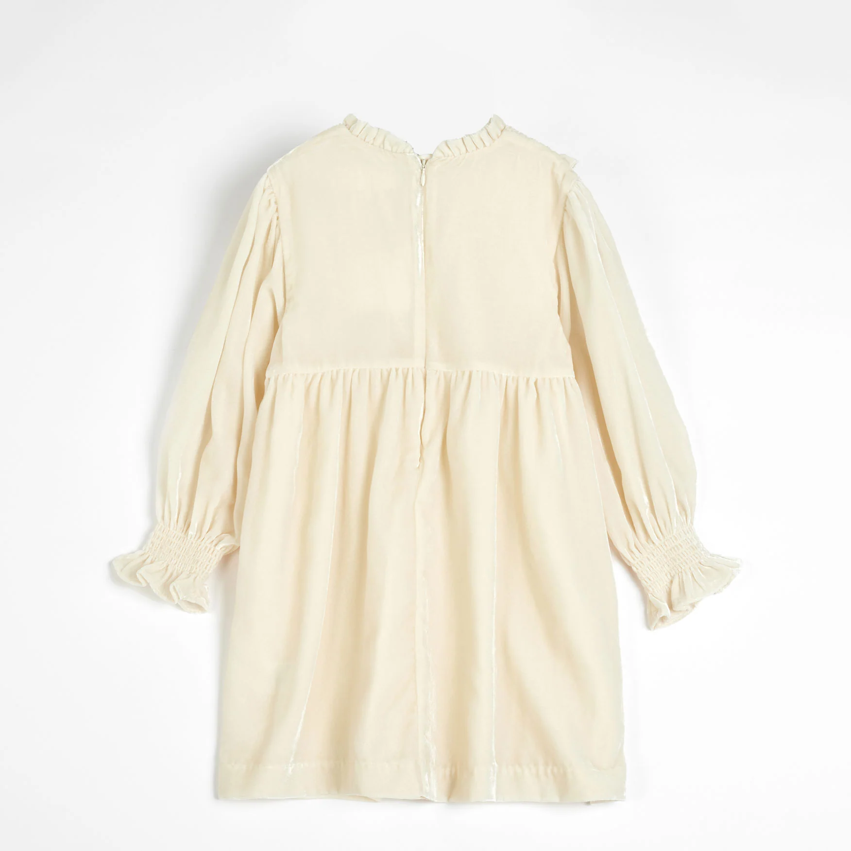 Cera Una Volta Cream Velvet Dolores Dress - Image 2