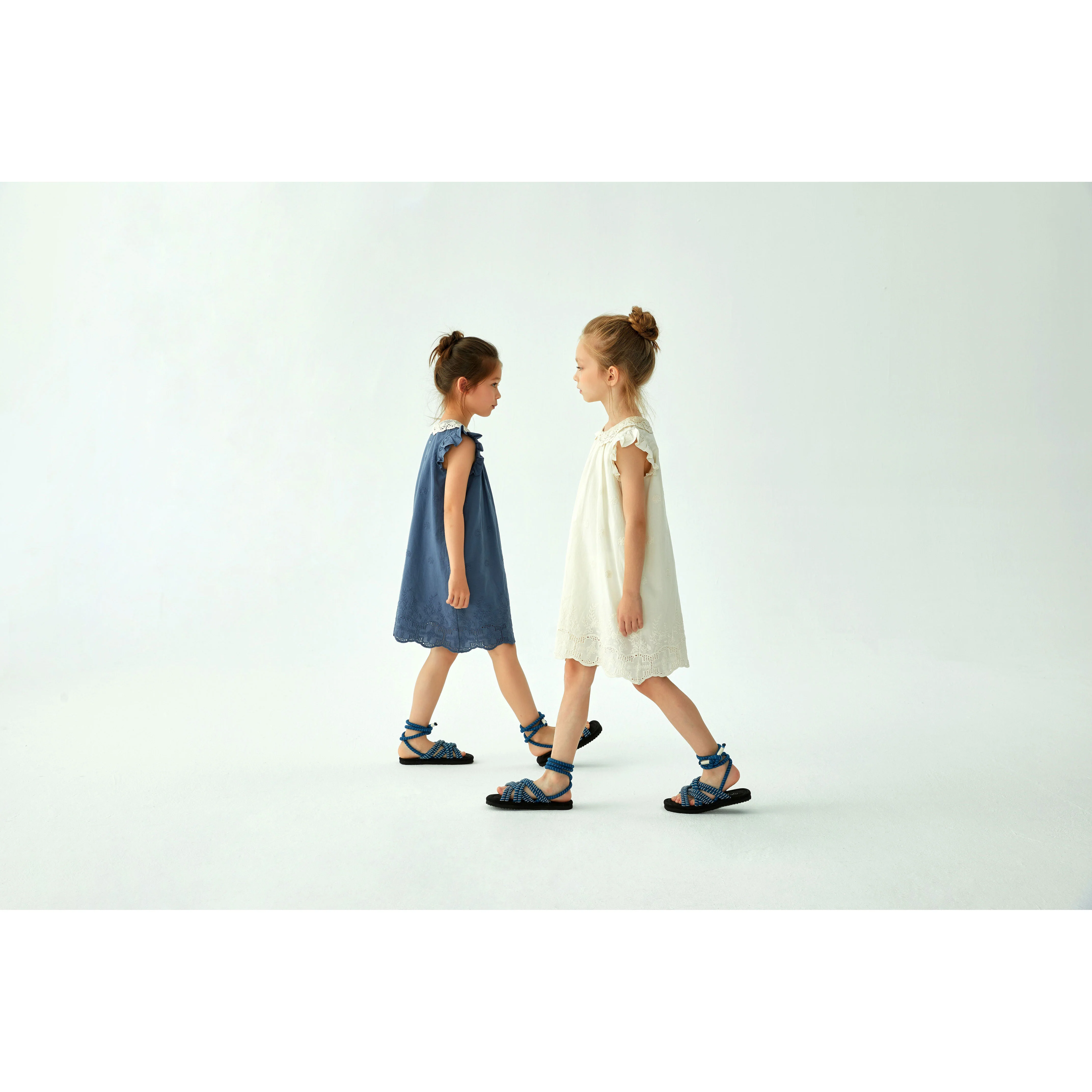 Cera Una Volta Dusty Blue Antonella Dress - Image 3