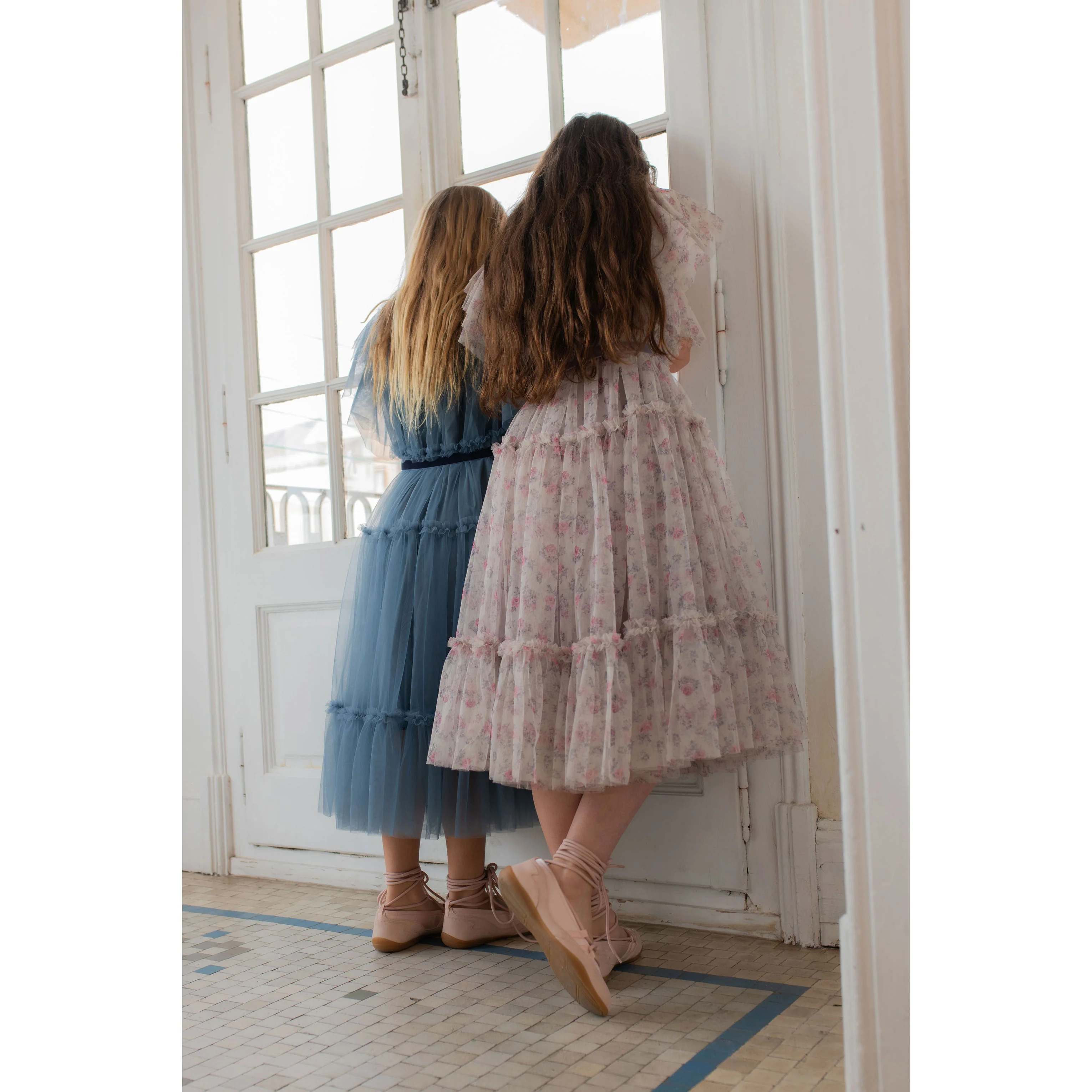 Cera Una Volta Dusty Blue Carolina Dress - Image 4