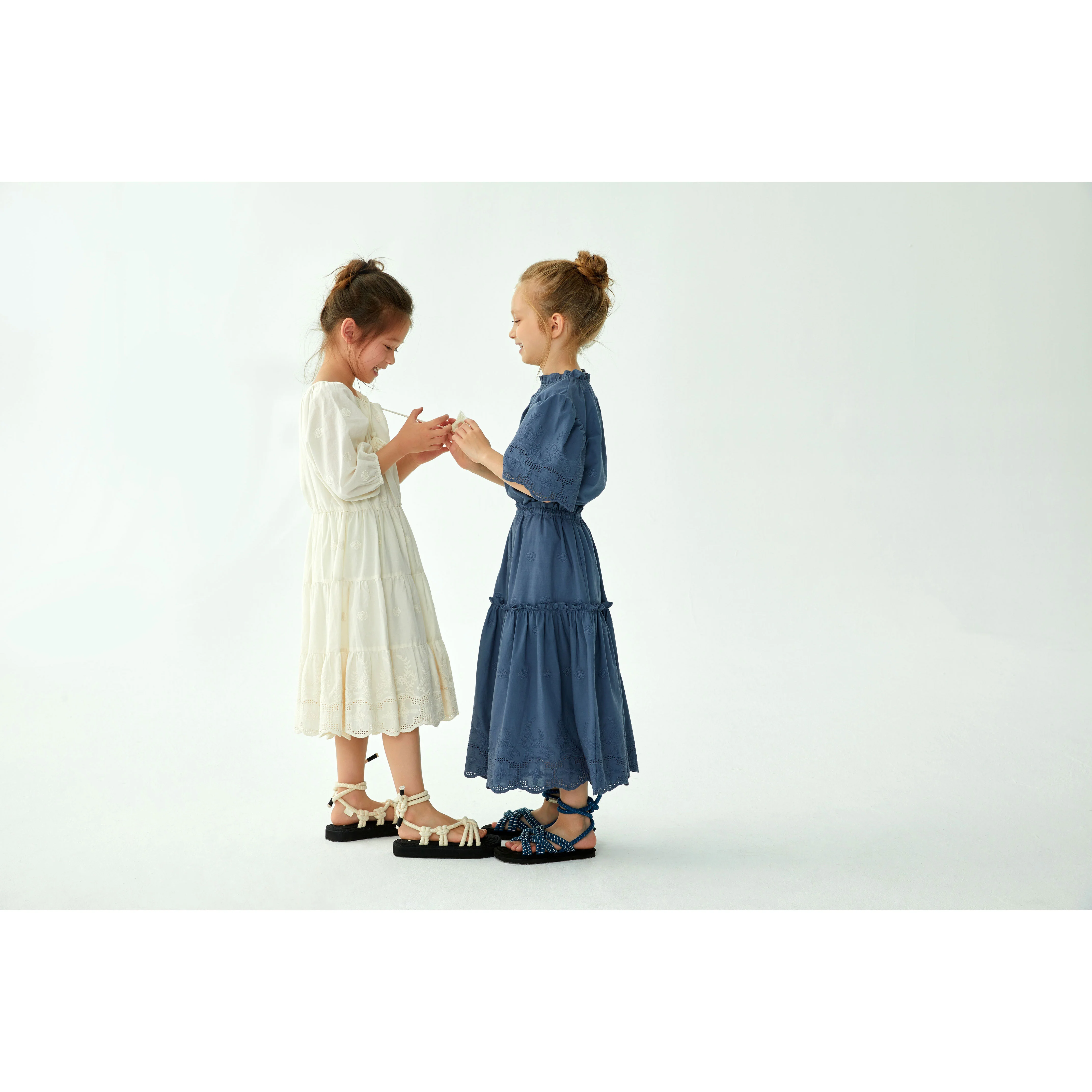 Cera Una Volta Dusty Blue Patricia Skirt - Image 2