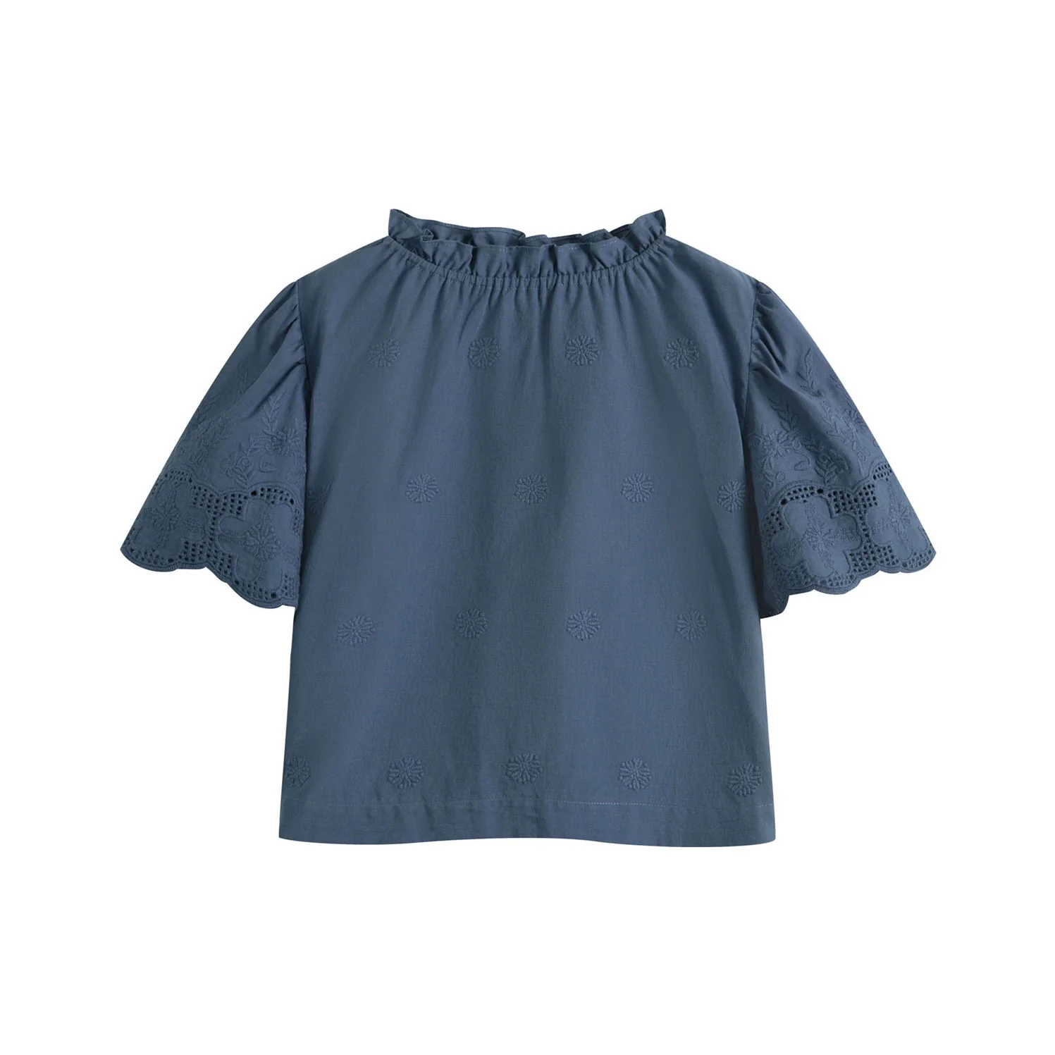 Cera Una Volta Dusty Blue Zelie Shirt