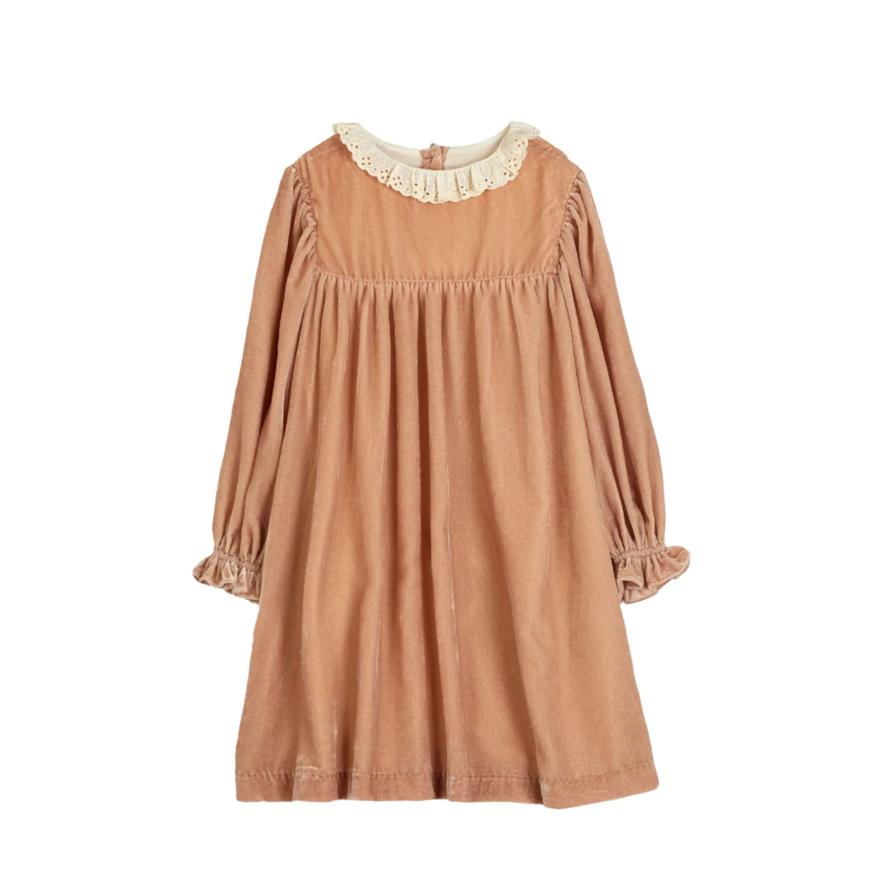 Cera Una Volta Dusty Pink Vera Velvet Dress