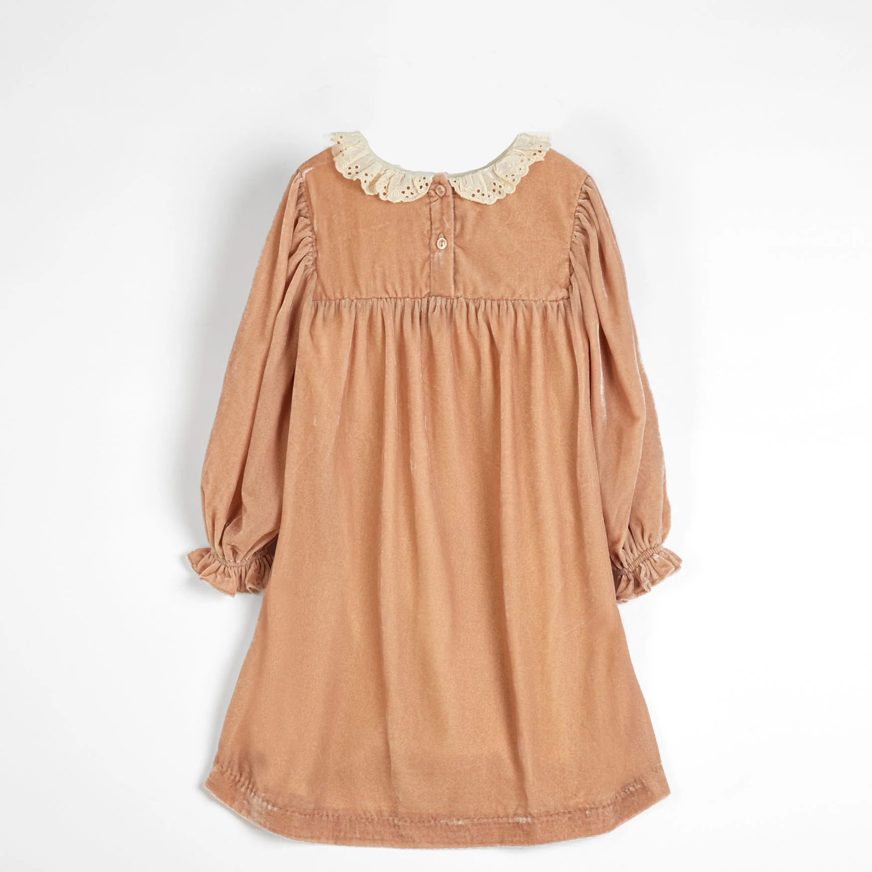 Cera Una Volta Dusty Pink Vera Velvet Dress - Image 2