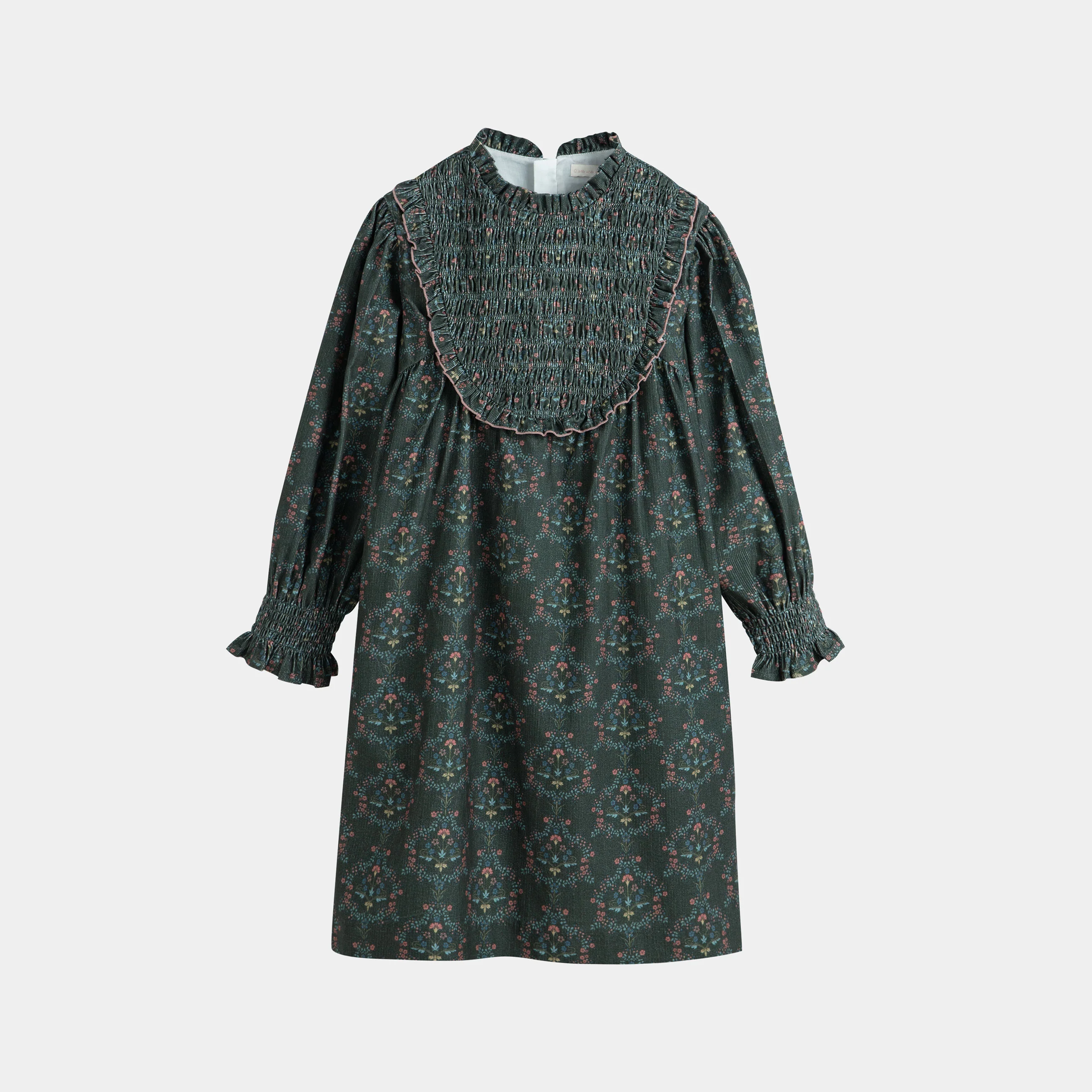 Cera Una Volta Green Art Nouveau Dolores Dress