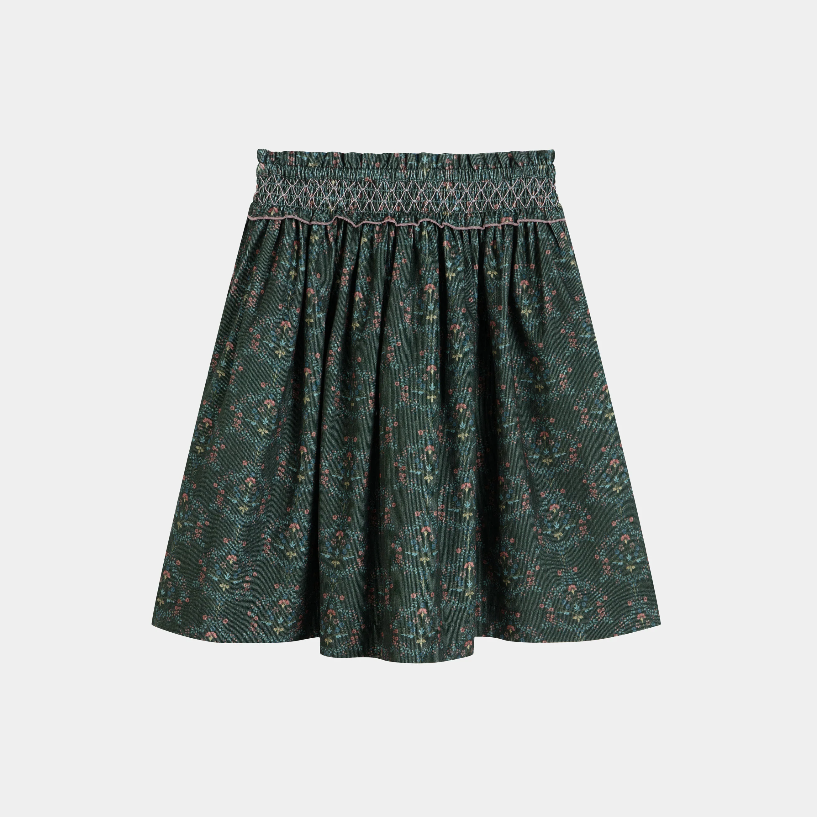 Cera Una Volta Green Art Nouveau Gina Skirt - Image 2