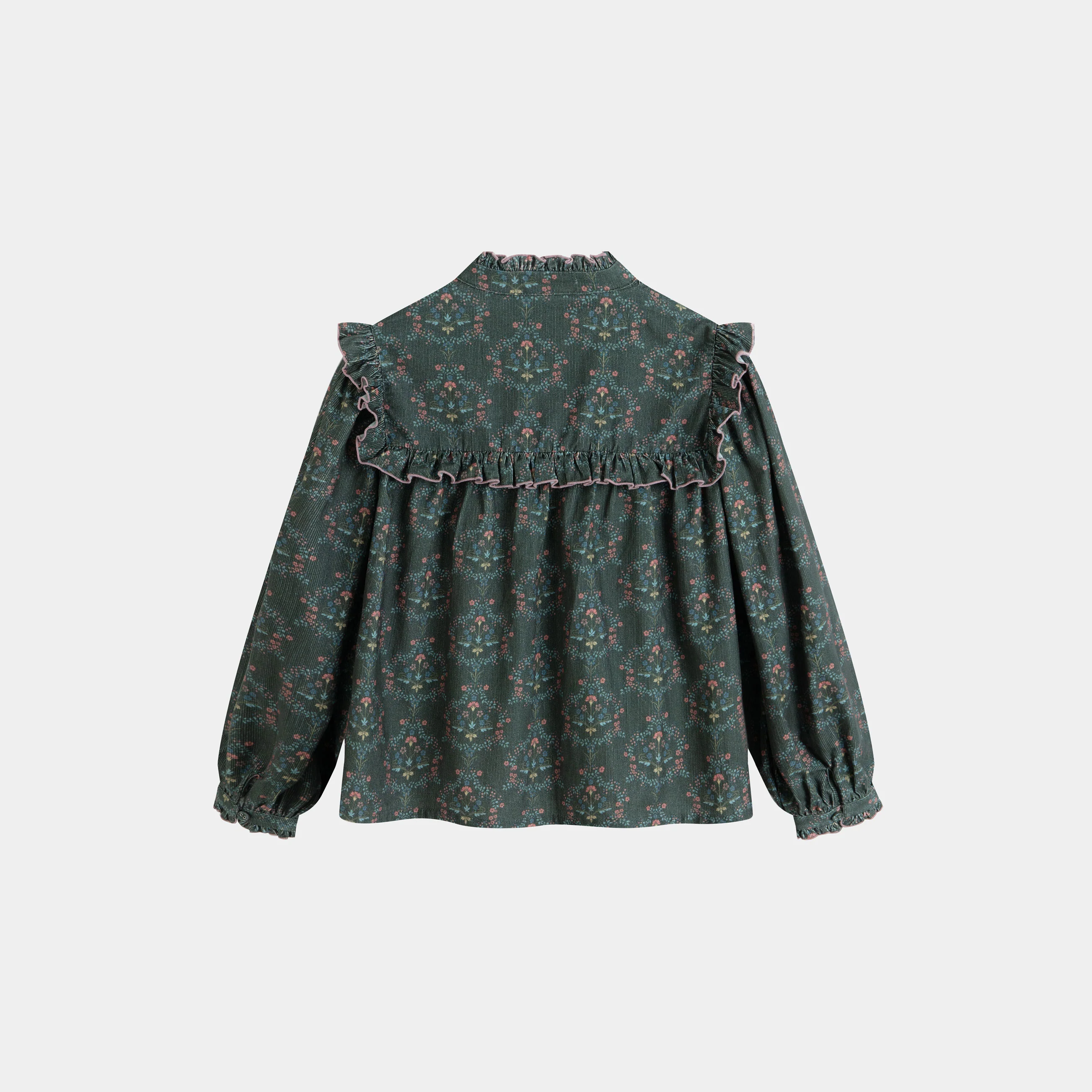 Cera Una Volta Green Art Nouveau Isabella Shirt - Image 3
