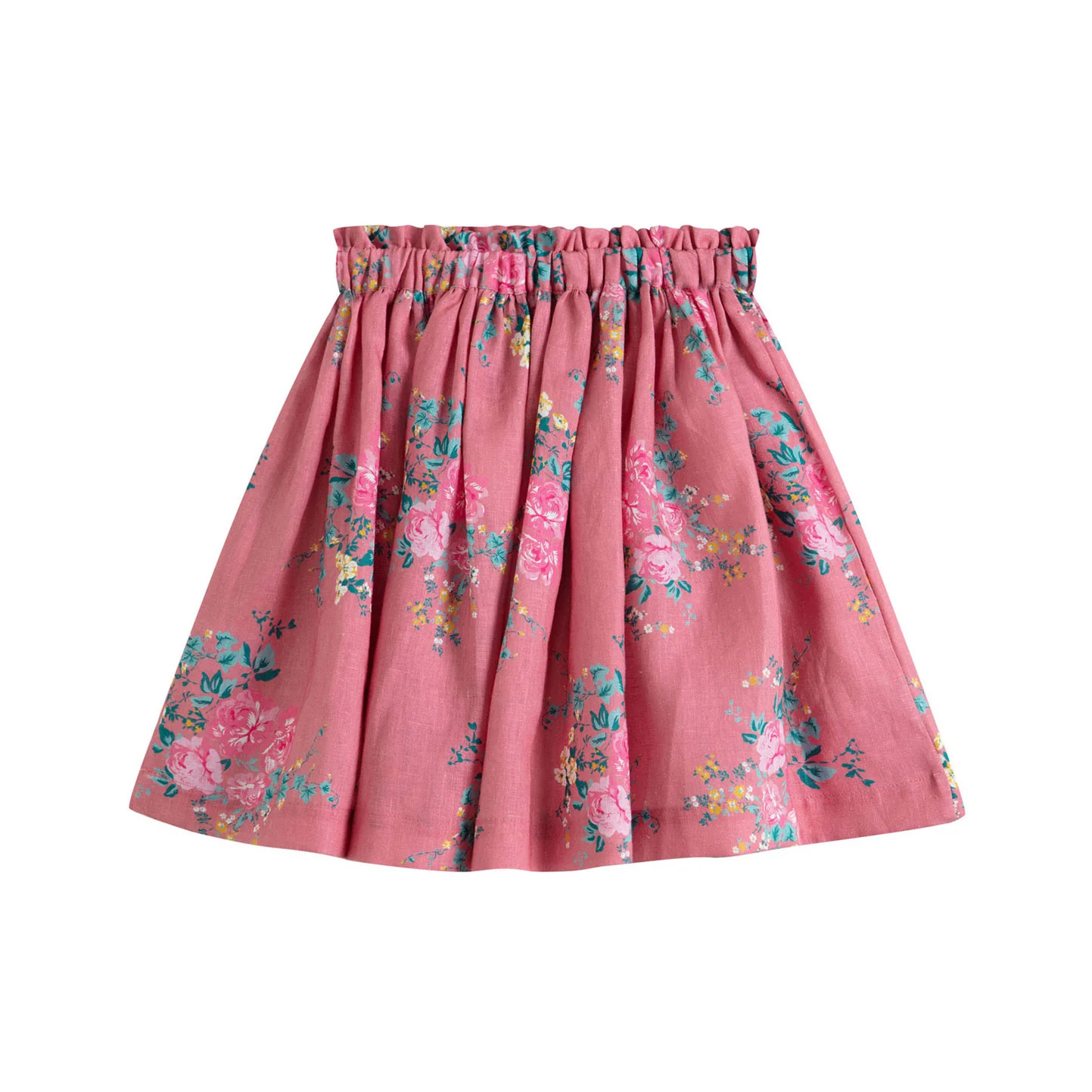 Cera Una Volta Pink Flowers July Skirt - Image 3