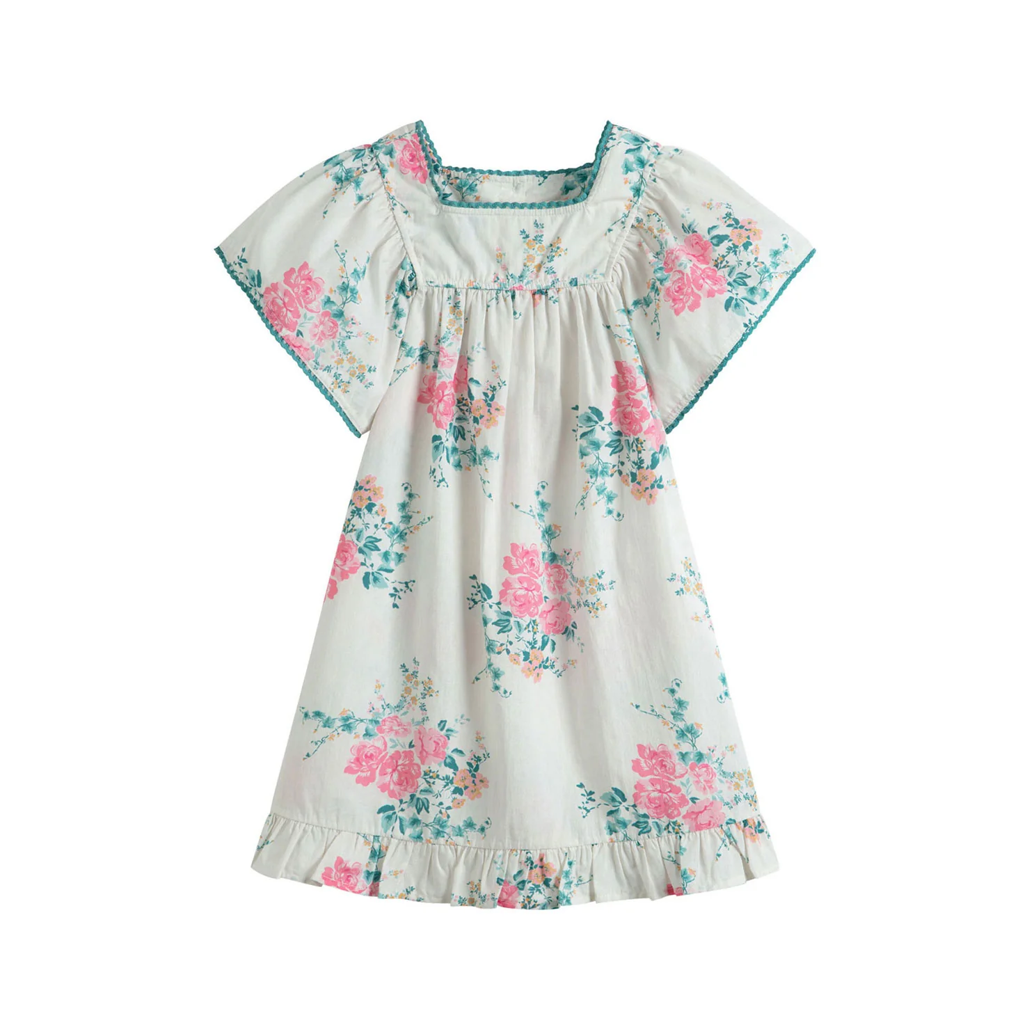 Cera Una Volta Pink Roses Luna Dress