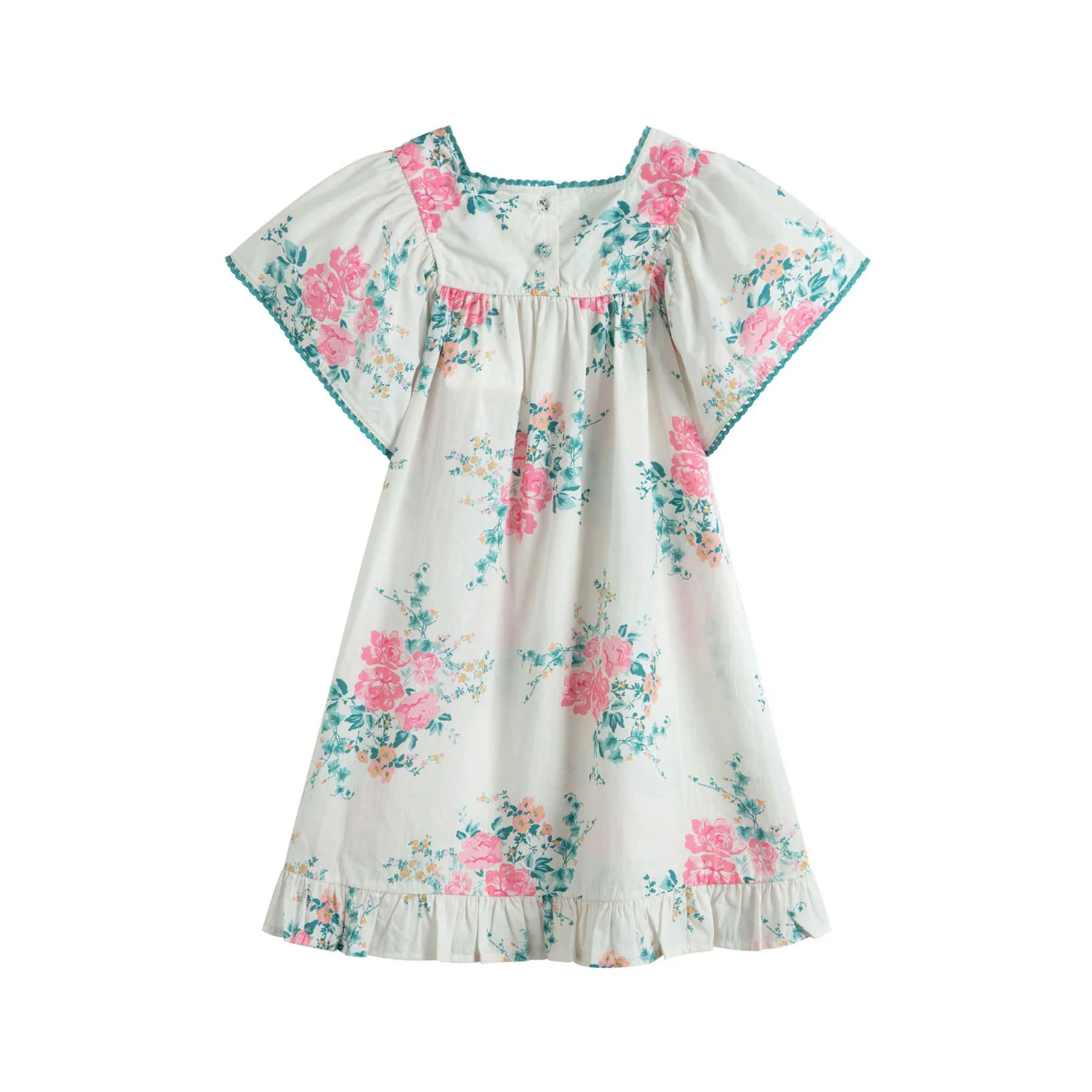 Cera Una Volta Pink Roses Luna Dress - Image 3