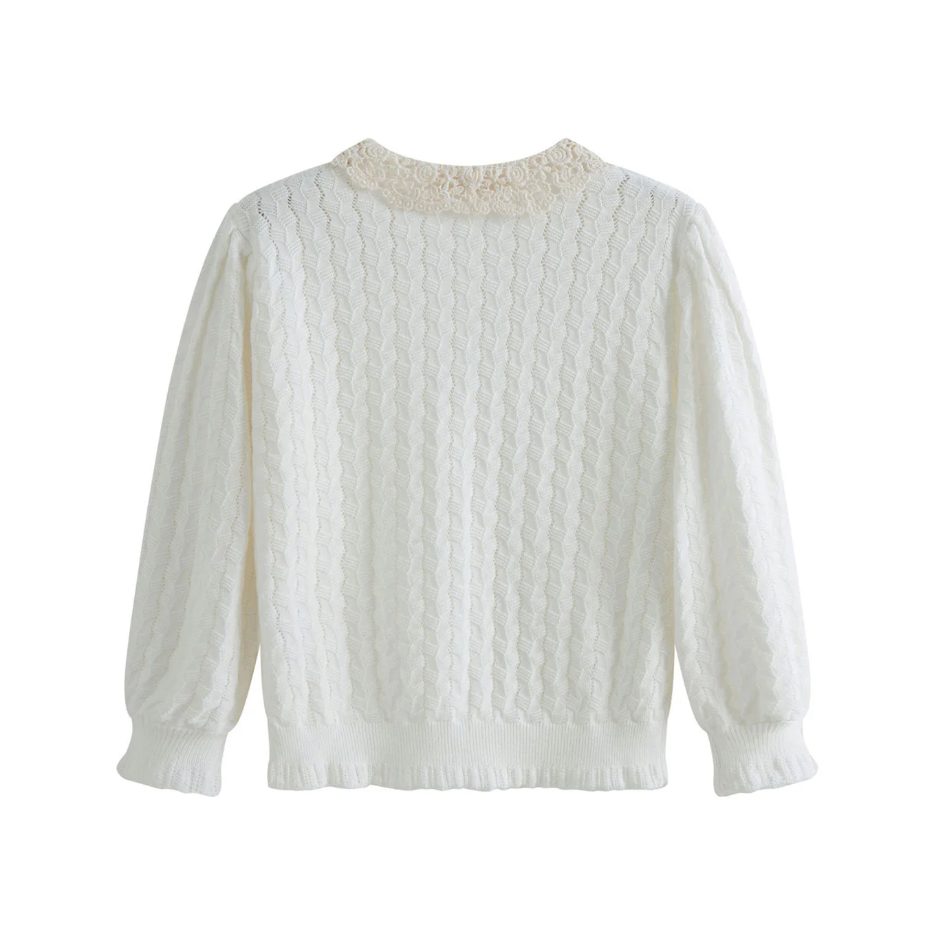 Cera Una Volta White Adelia Cardigan - Image 2