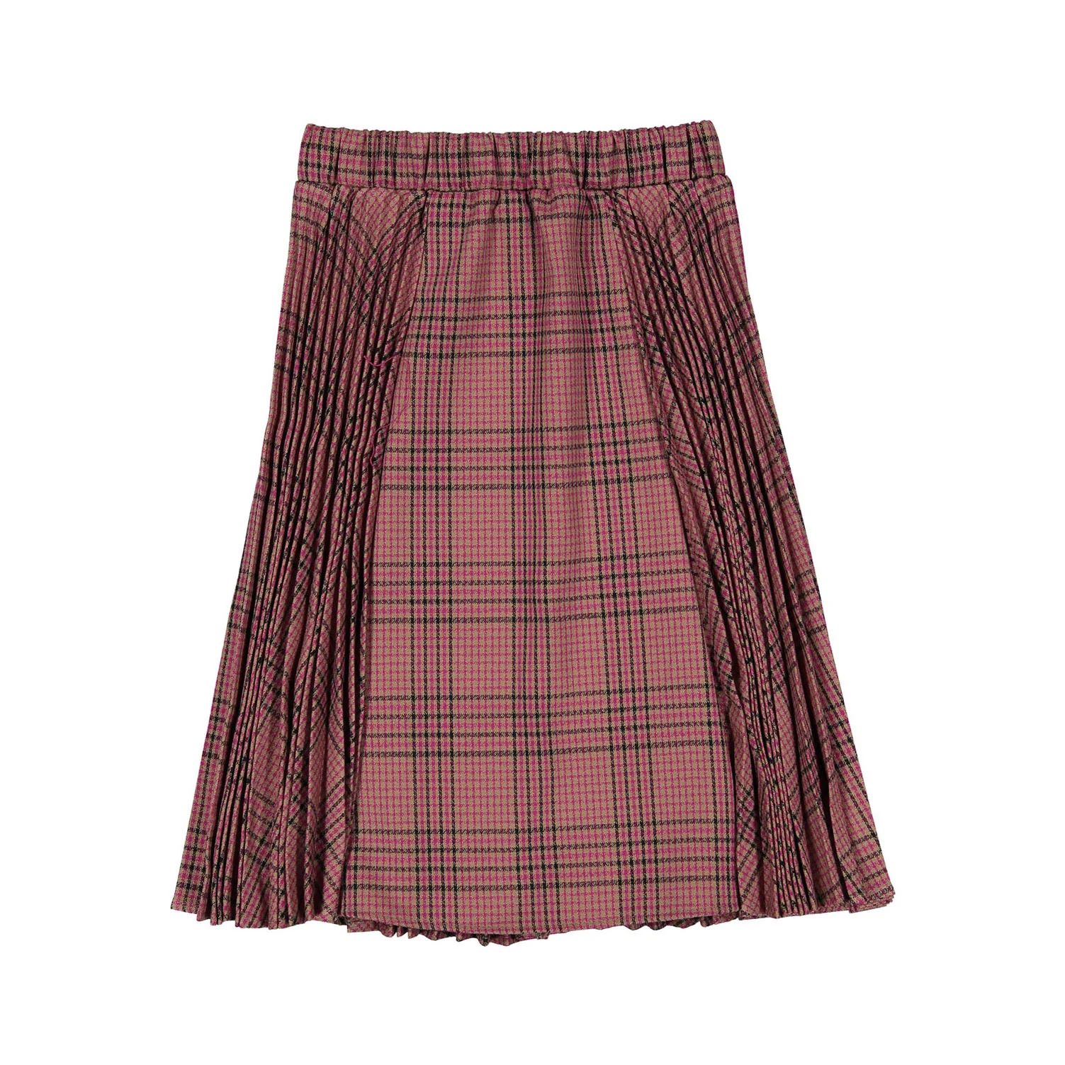 Christina Rohde Pink Plaid Skirt