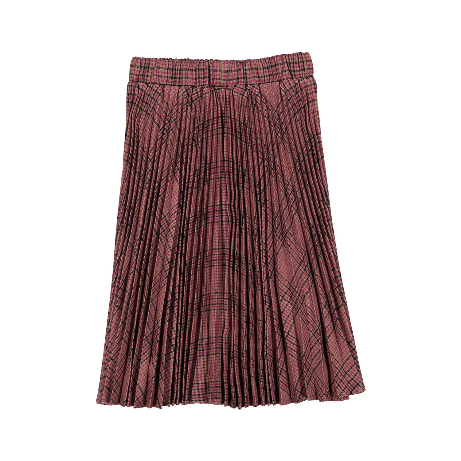 Christina Rohde Pink Plaid Skirt - Image 2