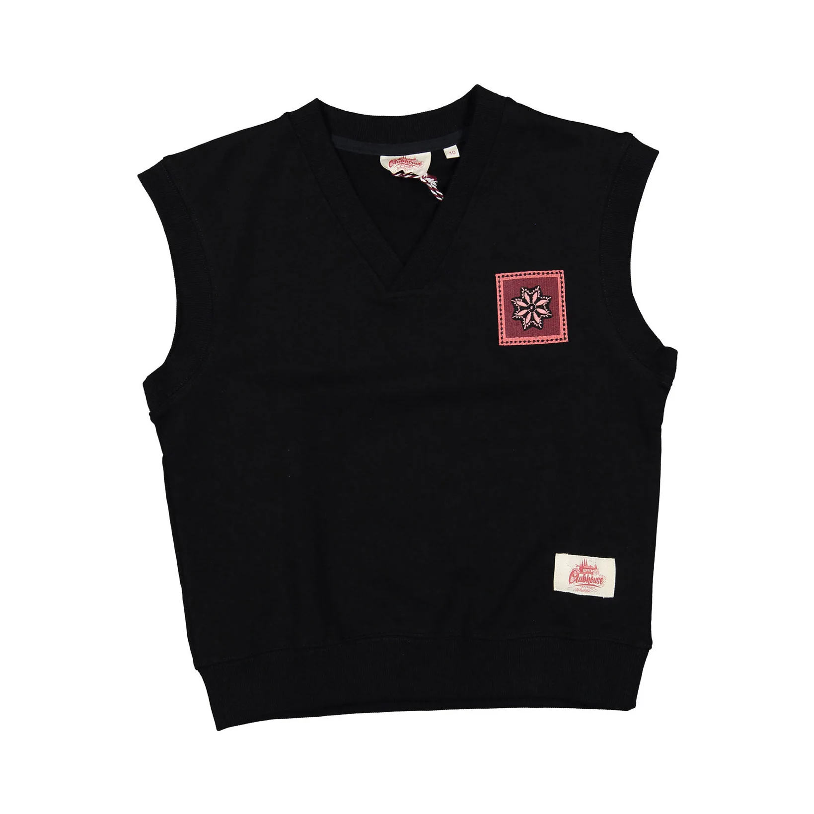 Clubhouse Black V-Neck Vest