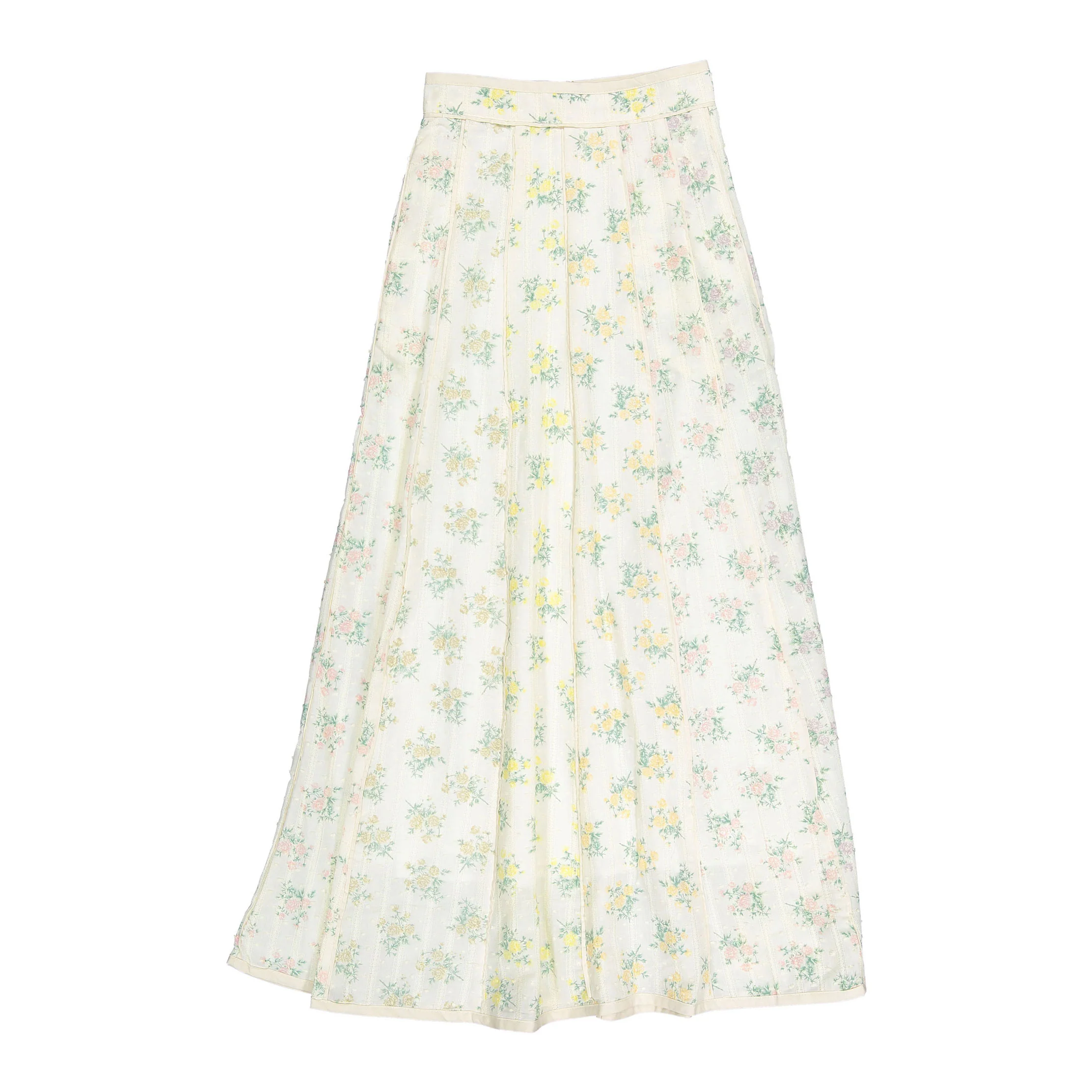 Clubhouse Yellow Floral Skirt