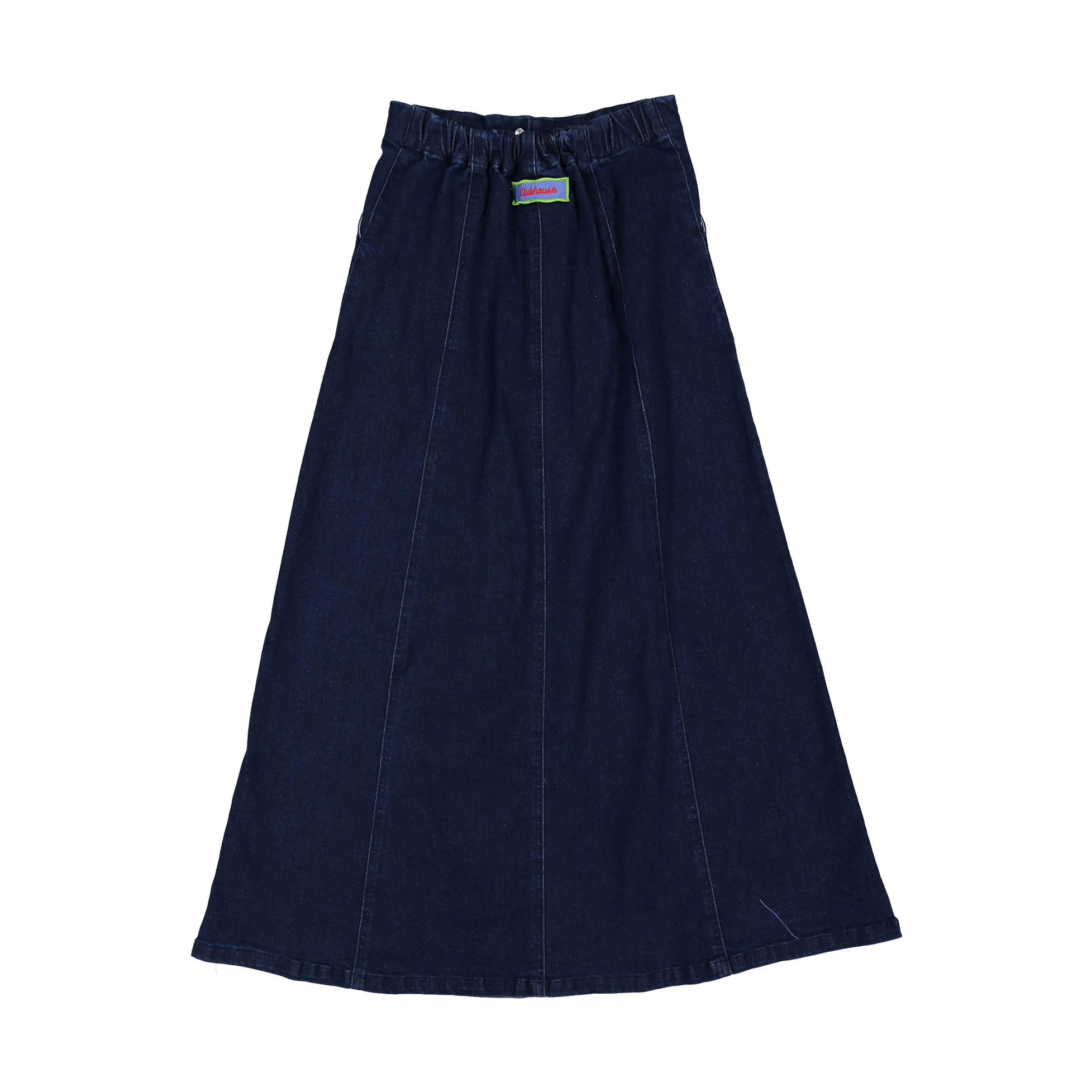 Clubhouse Dark Denim Paneled Skirt - Image 3