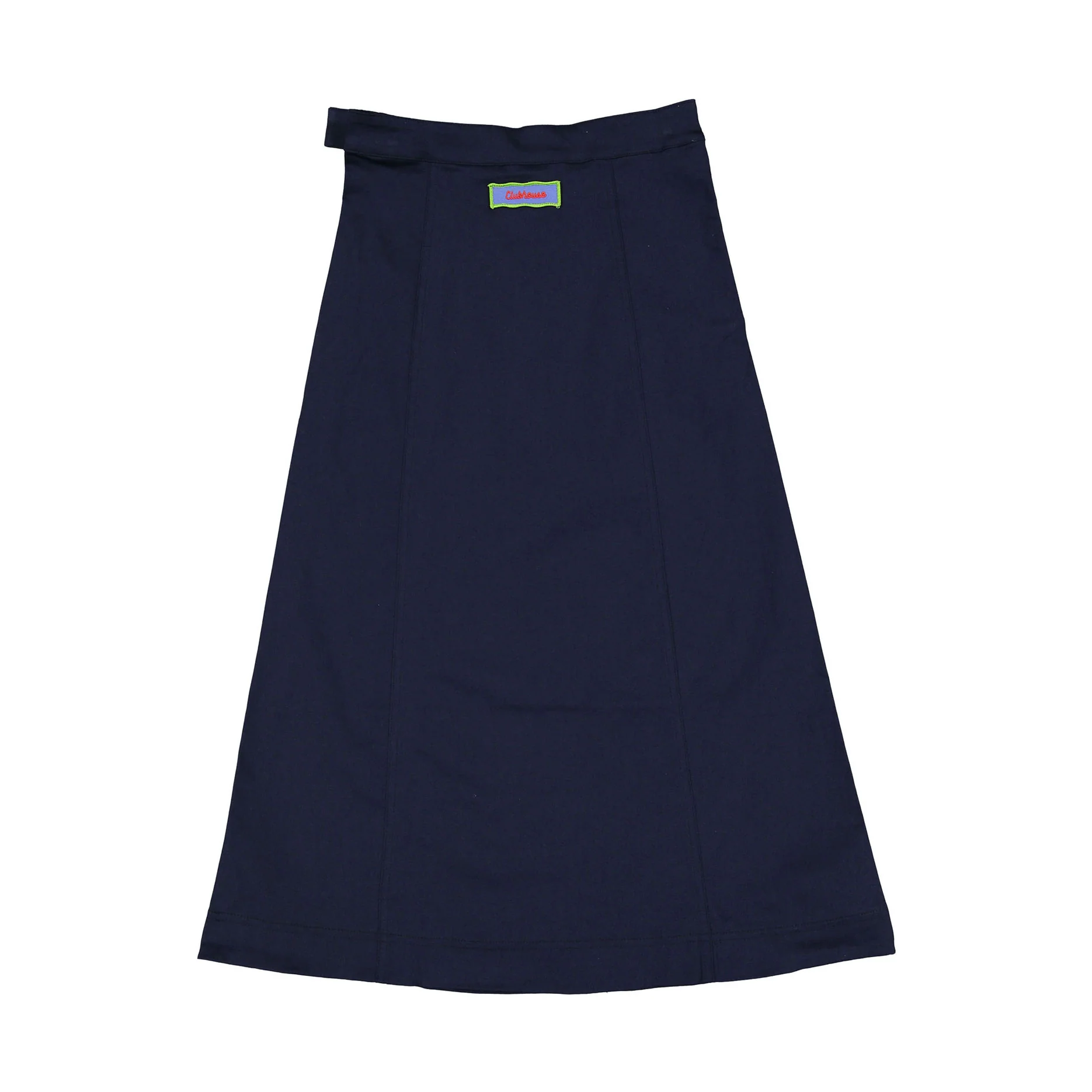 Clubhouse Dark Denim Wrap Skirt - Image 2