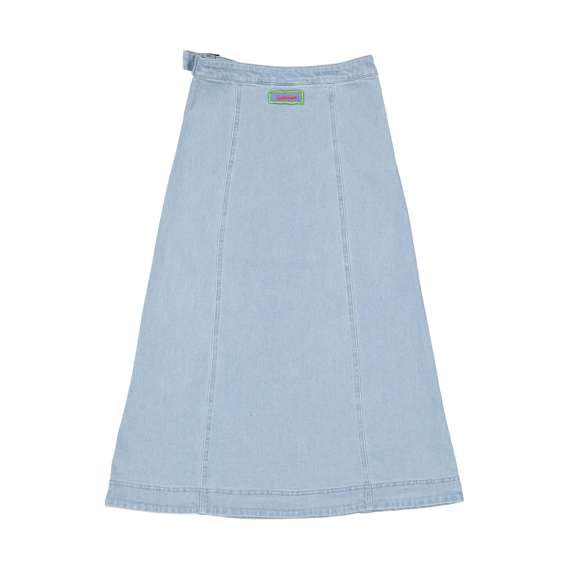 Clubhouse Denim Wrap Skirt - Image 3
