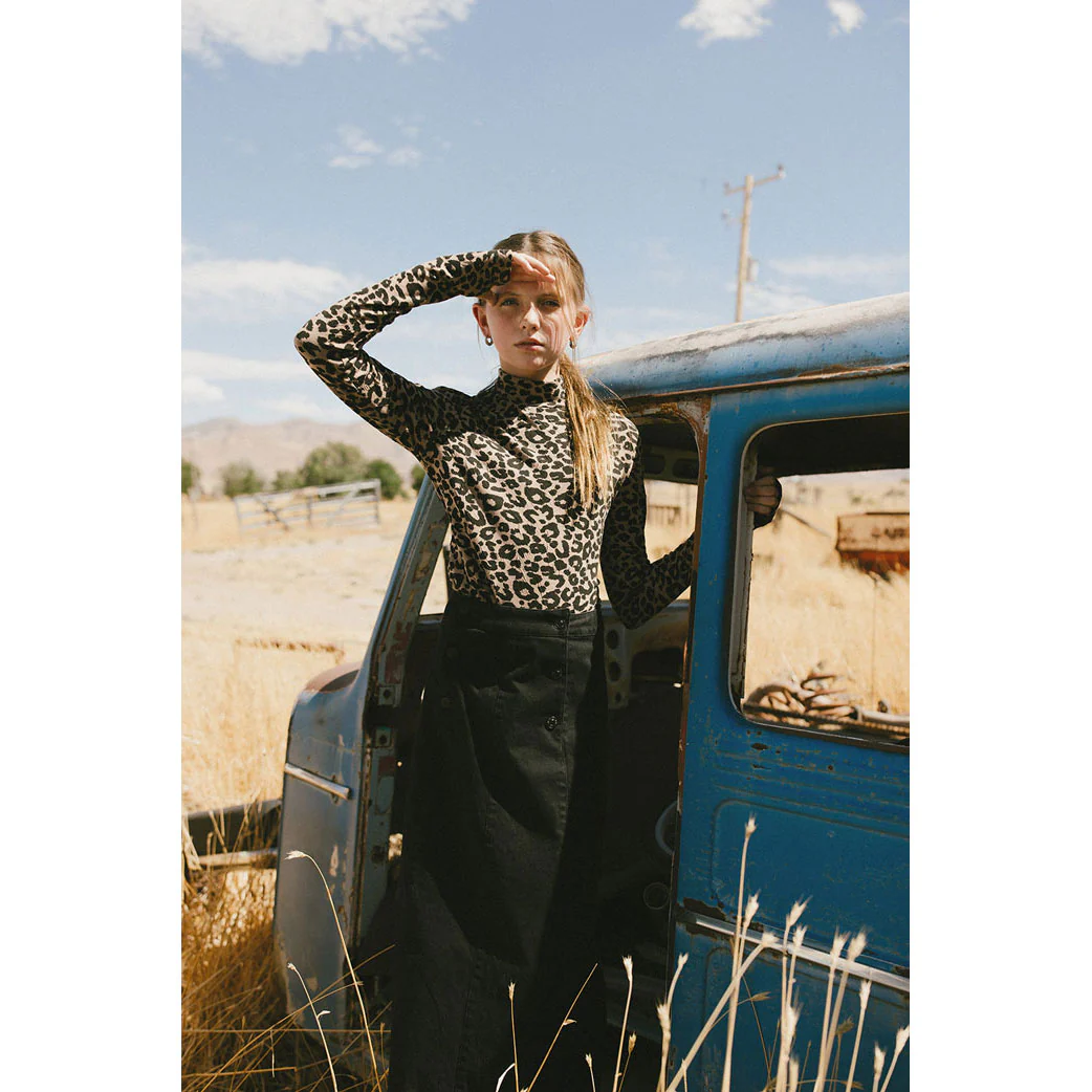 Clubhouse Leopard Turtleneck - Image 2