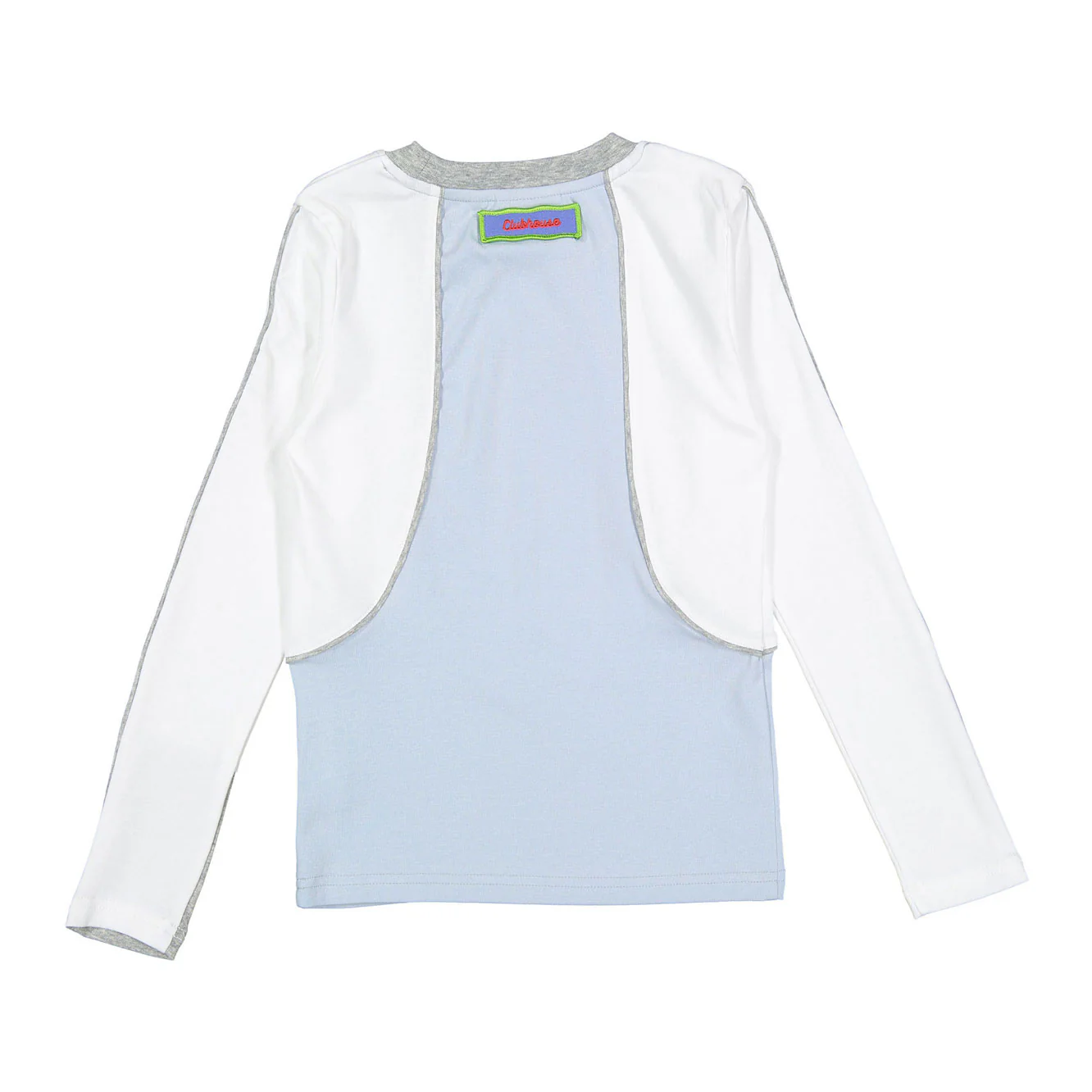 Clubhouse Light Blue Blocked Tee - Image 2