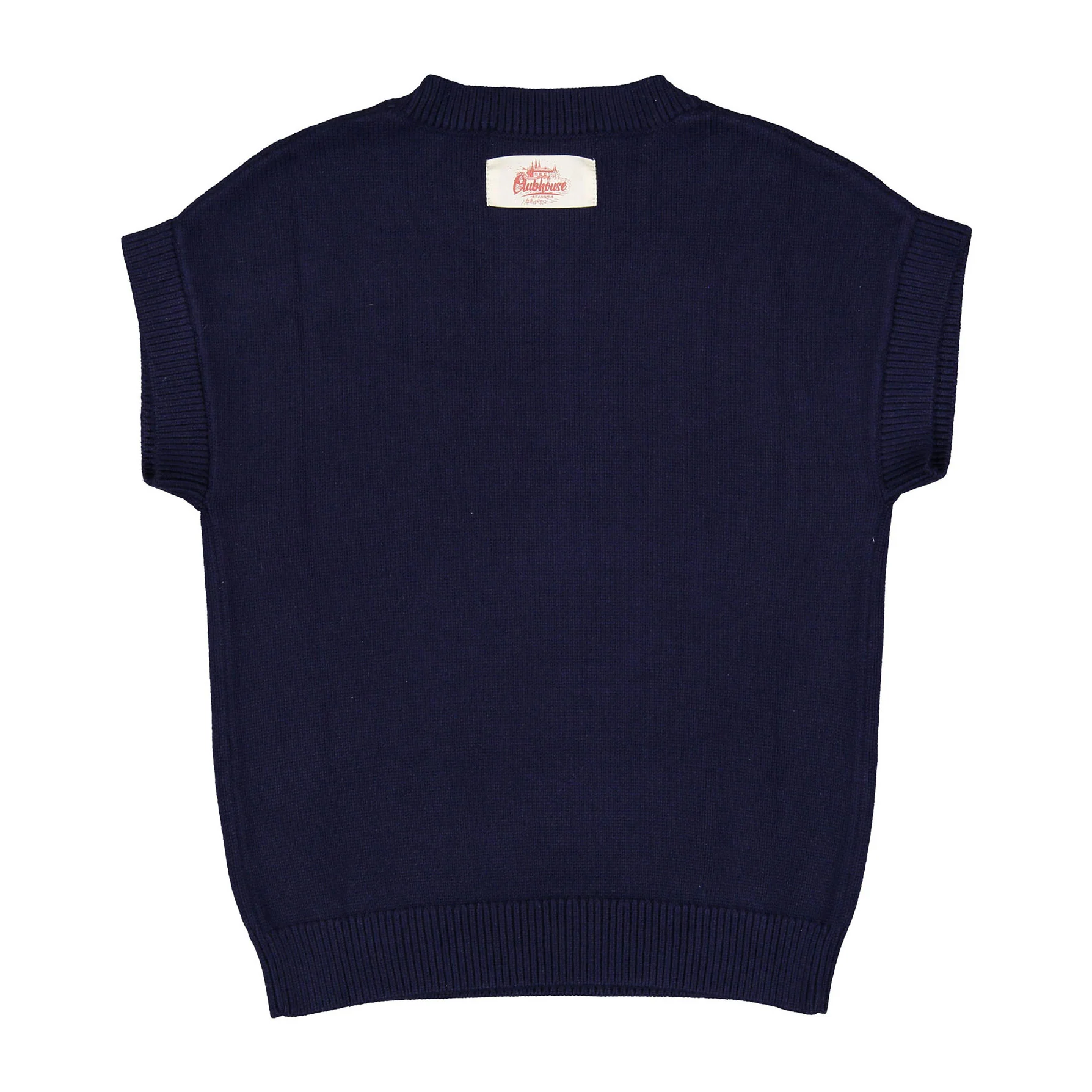 Clubhouse Navy Flower Graphic Vest - Image 3
