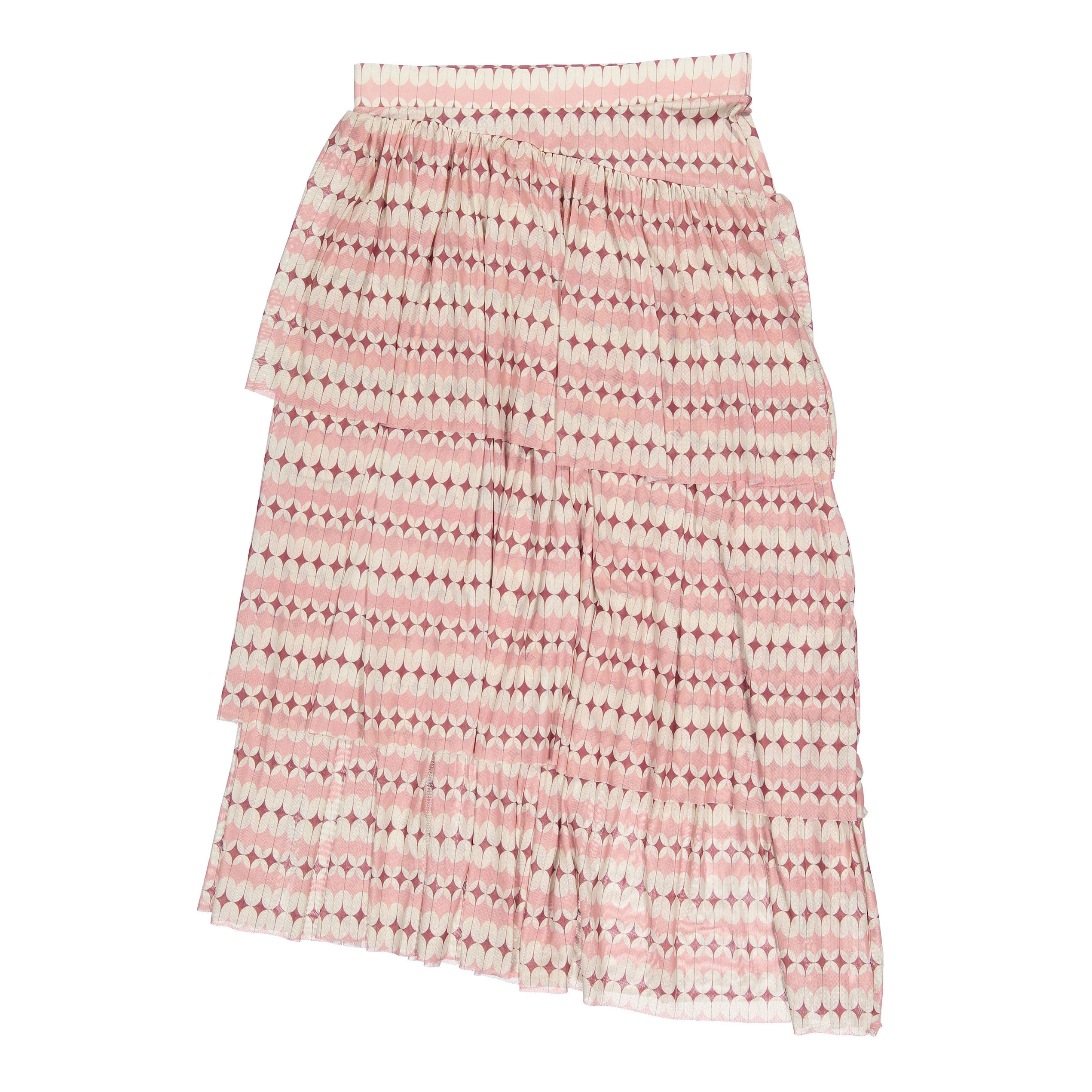 Clubhouse Pink Geo Printed Skirt