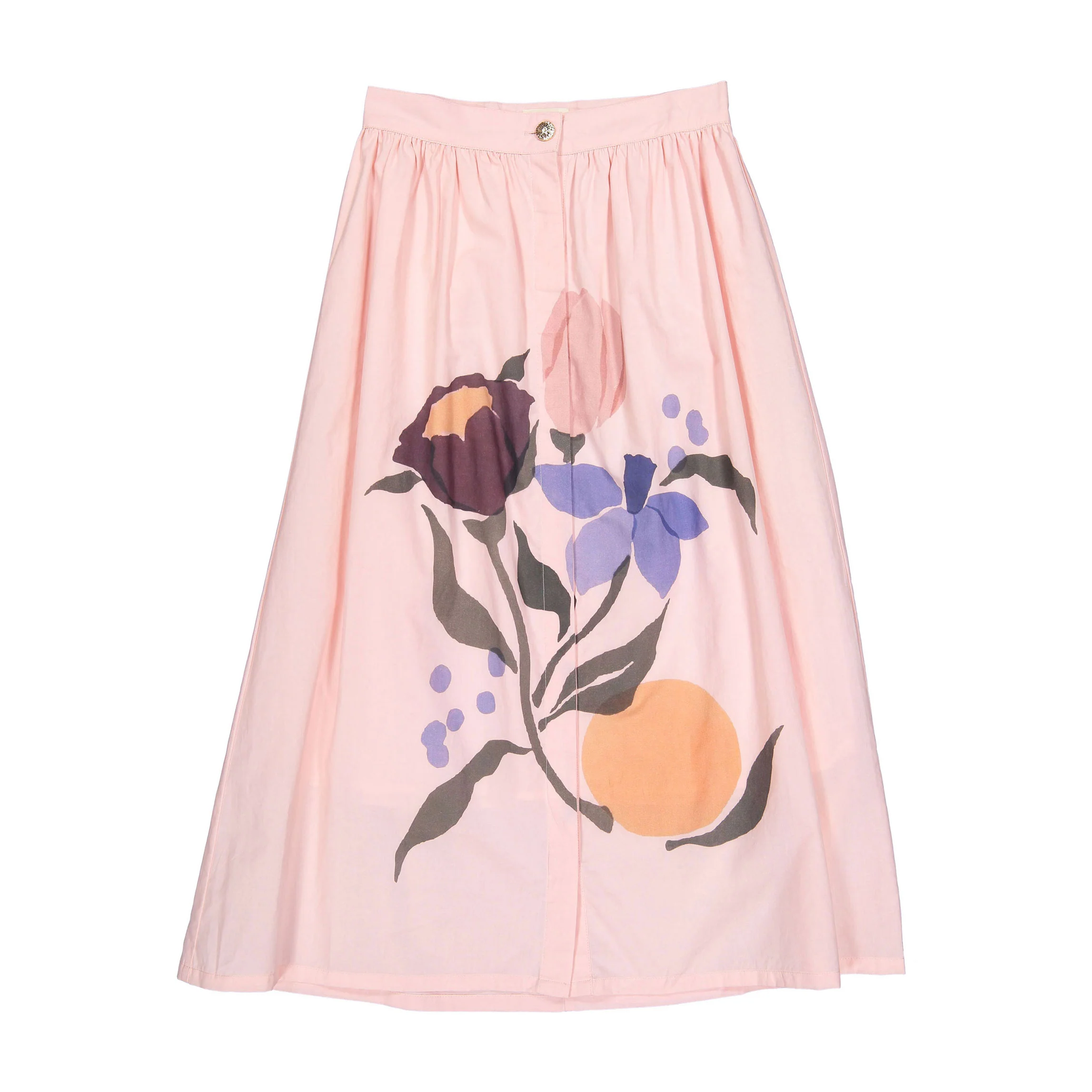 Clubhouse Pink Tulips Maxi Skirt
