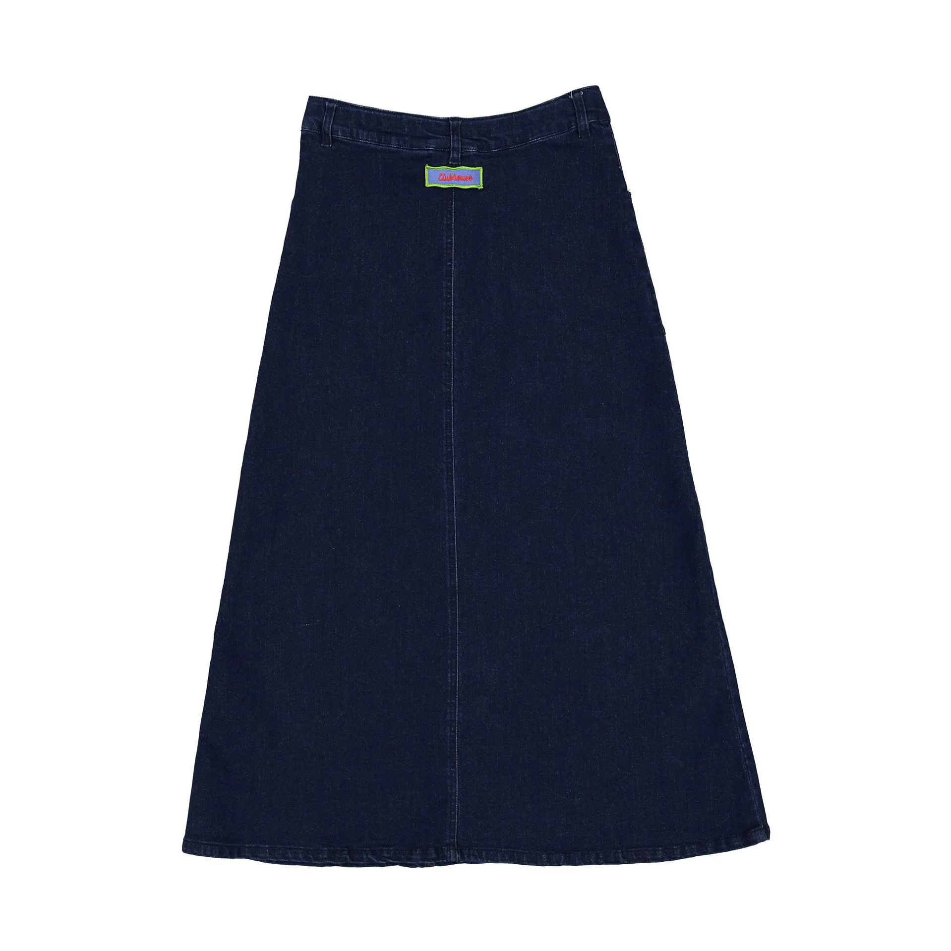 Clubhouse Seemed Denim Maxi Skirt - Image 3