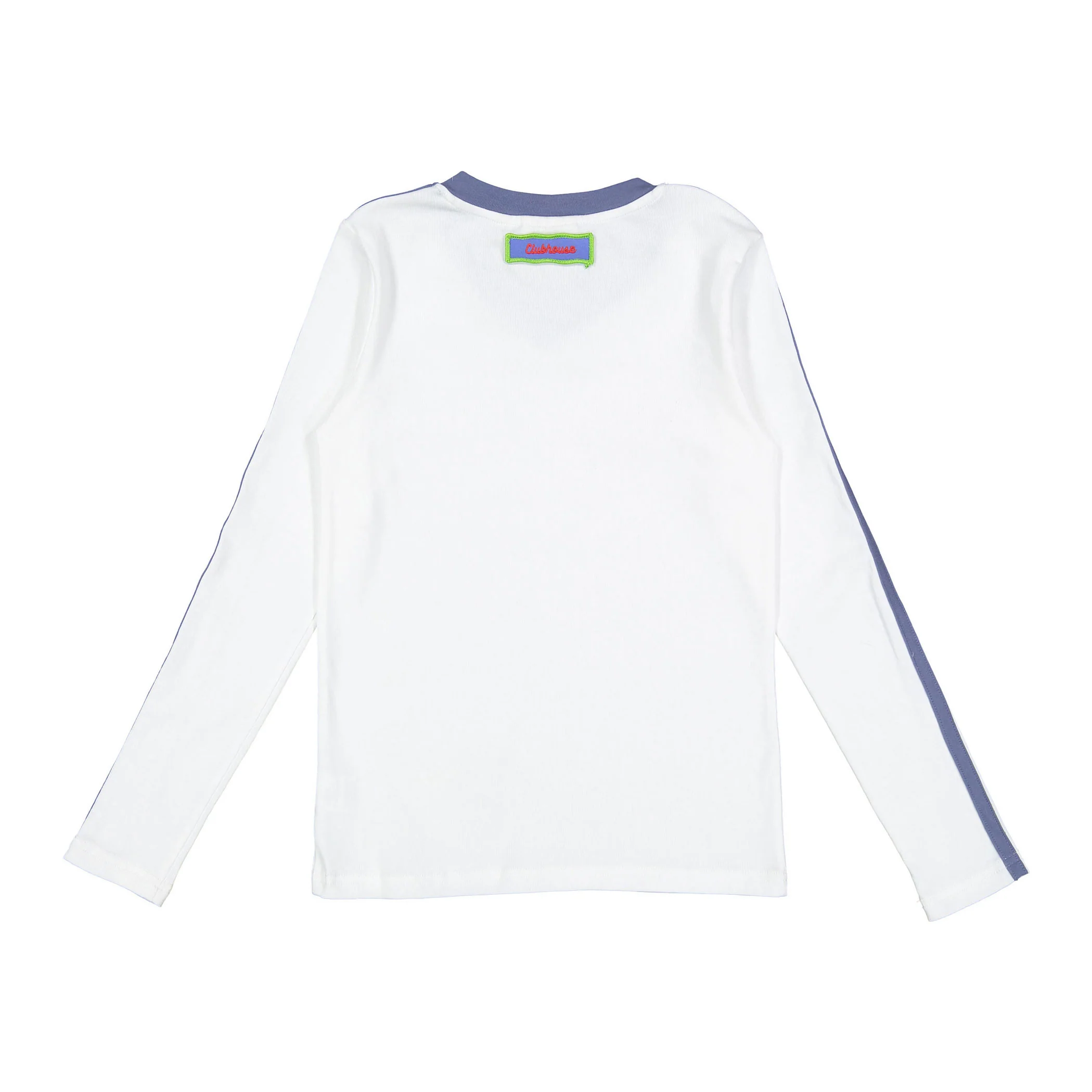 Clubhouse White Retro Graphic Tee - Image 2