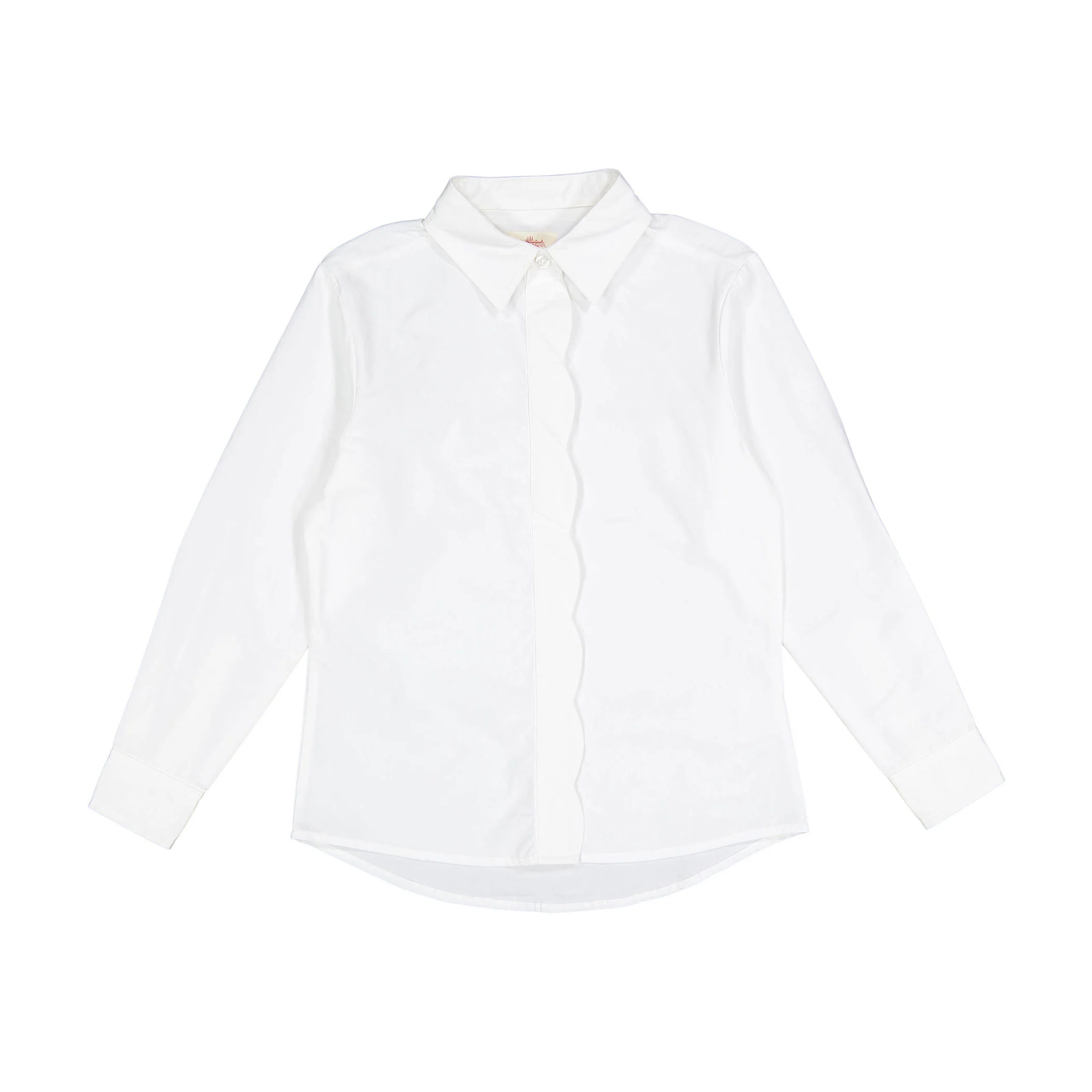 Clubhouse White Scallop Detail Blouse