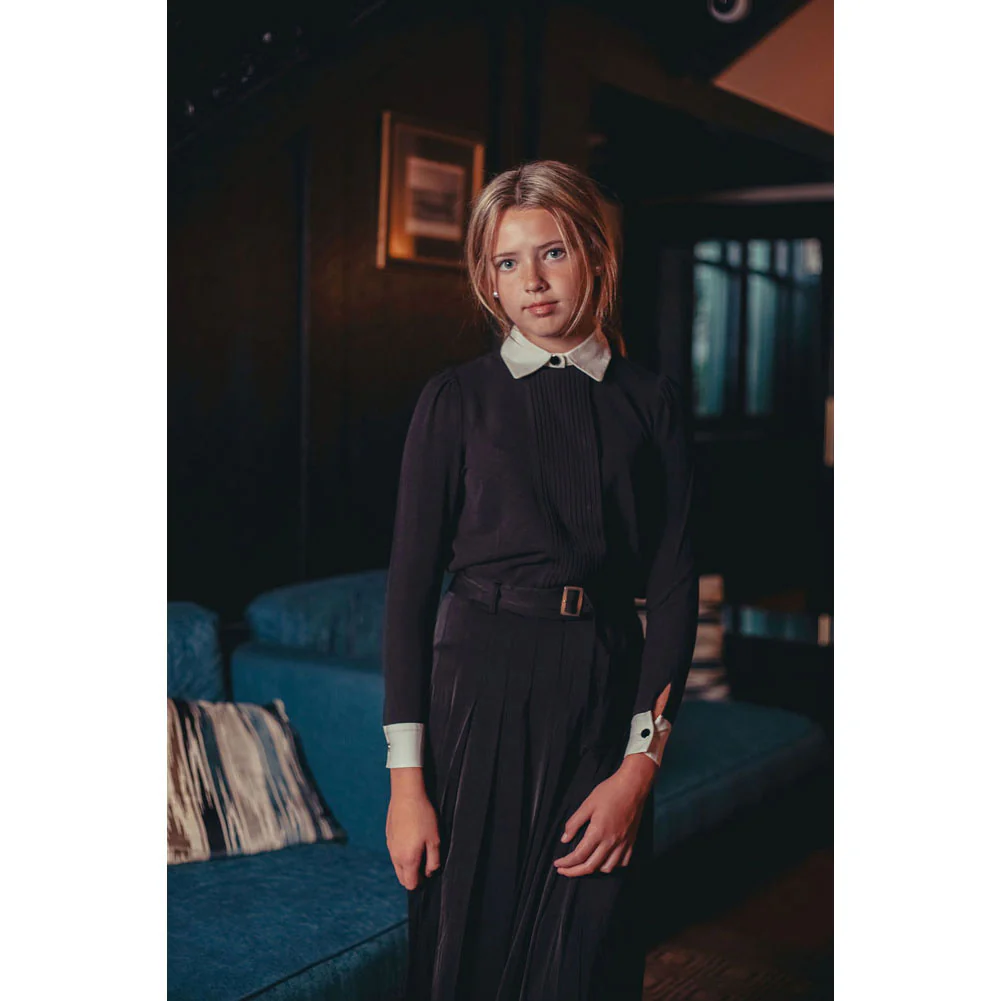 Coco Blanc Black Blouse - Image 2