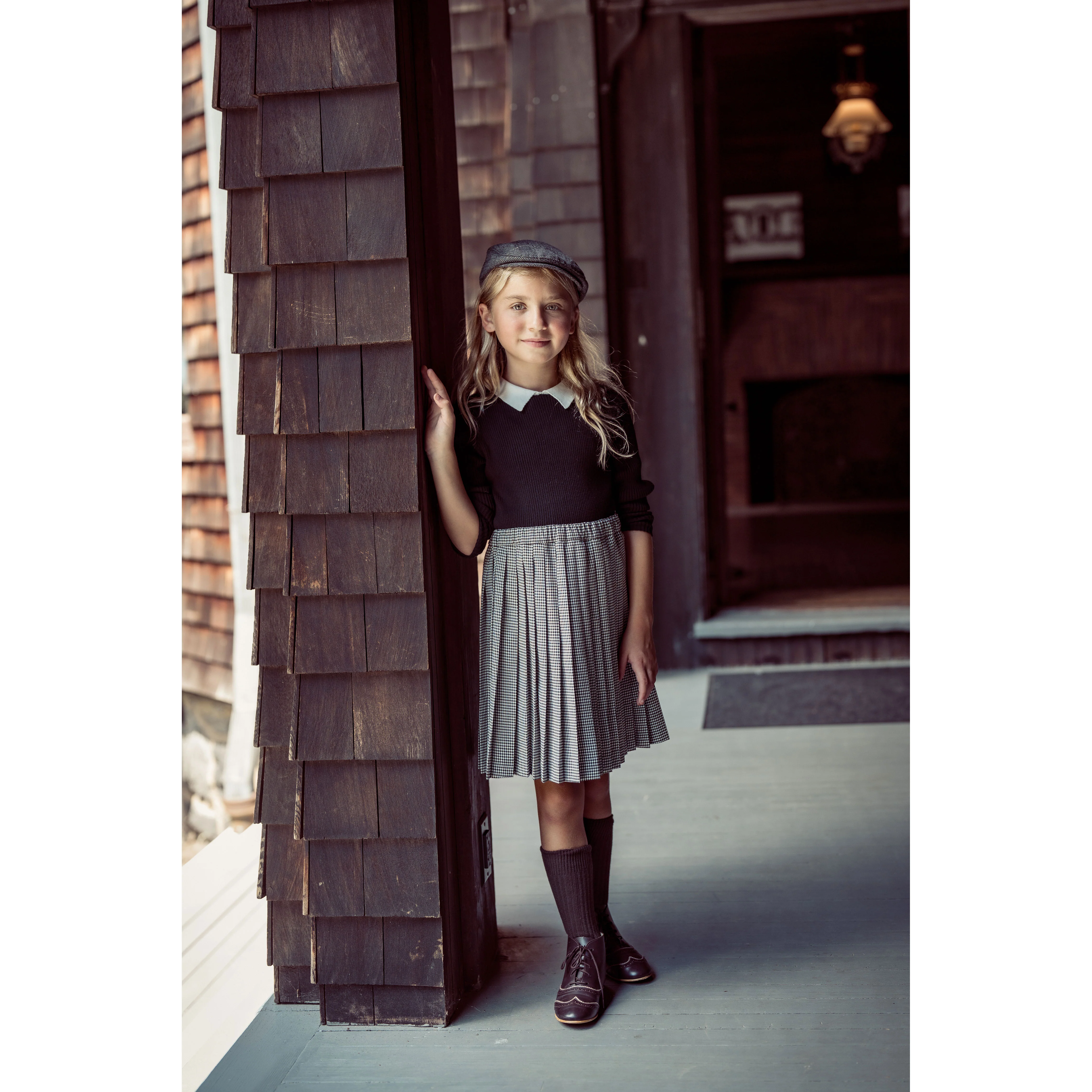 Coco Blanc Black Collared Sweater - Image 2