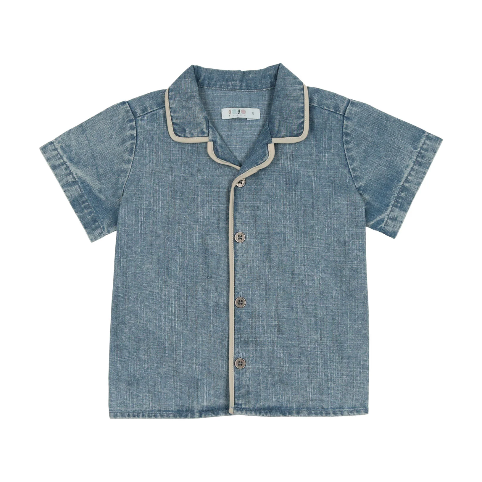 Coco Blanc Blue Denim Top