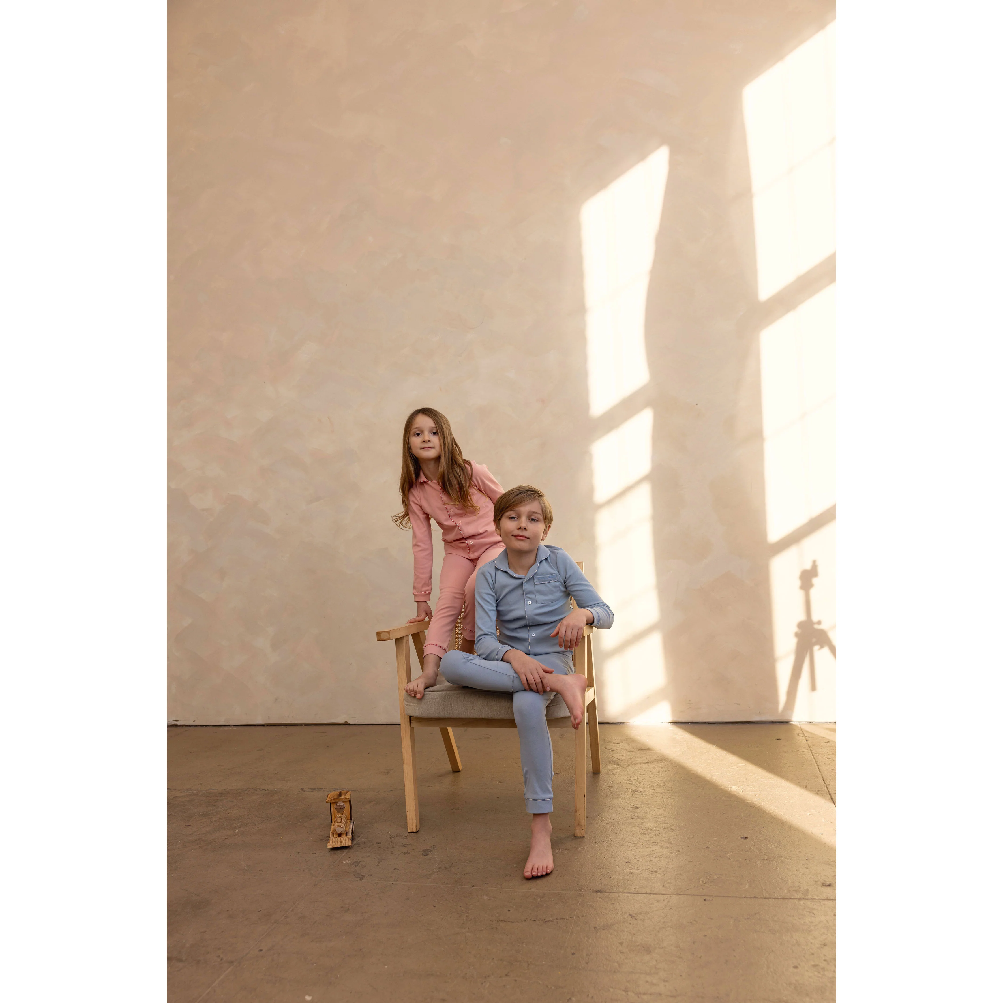 Coco Blanc Blue Grandpa Pajama - Image 3