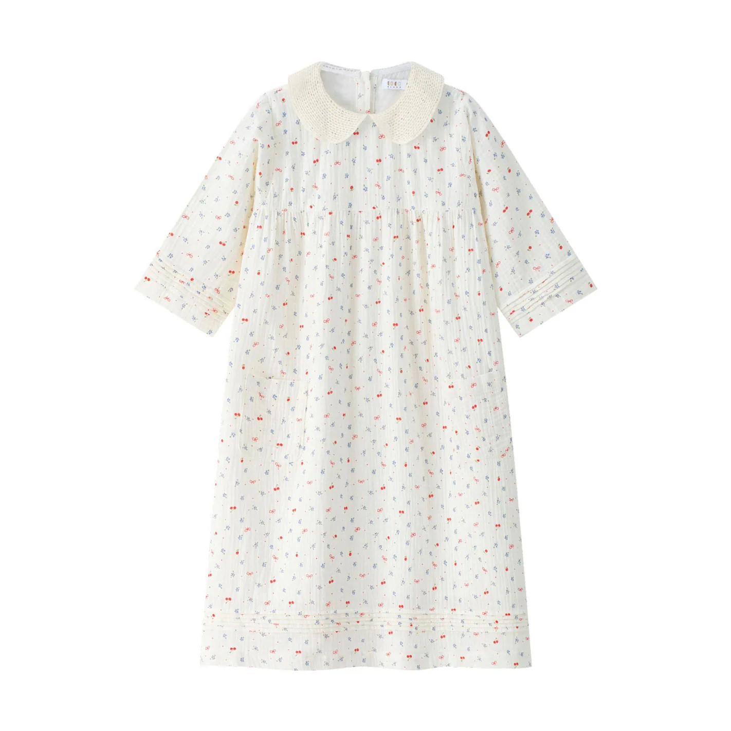Coco Blanc Cherry Guaze Dress